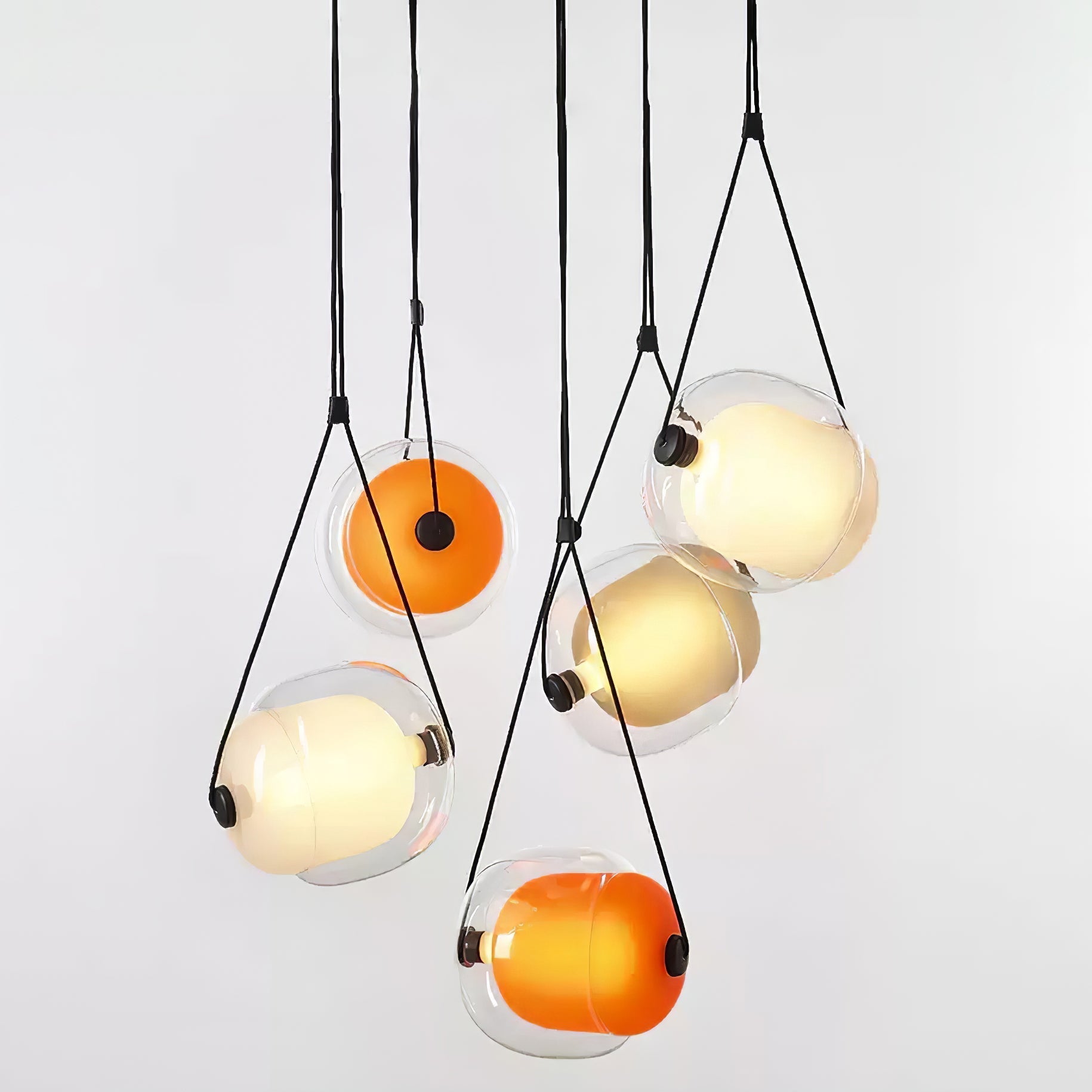 Orba Contemporary Glass Pendant Light - Letslighting
