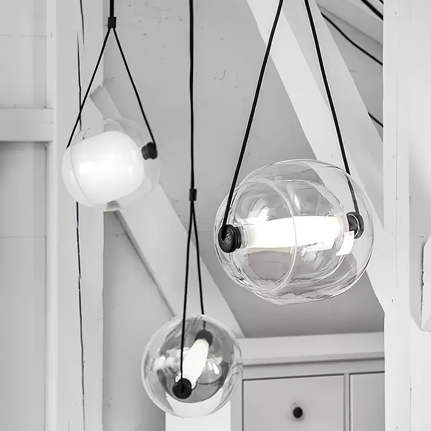 Orba Contemporary Glass Pendant Light - Letslighting