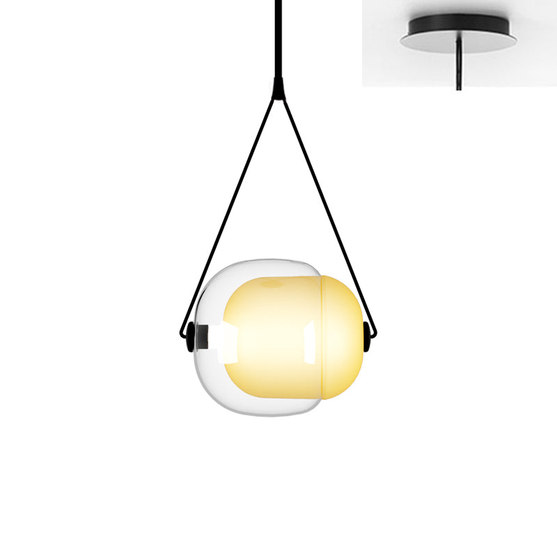 Orba Contemporary Glass Pendant Light - Letslighting