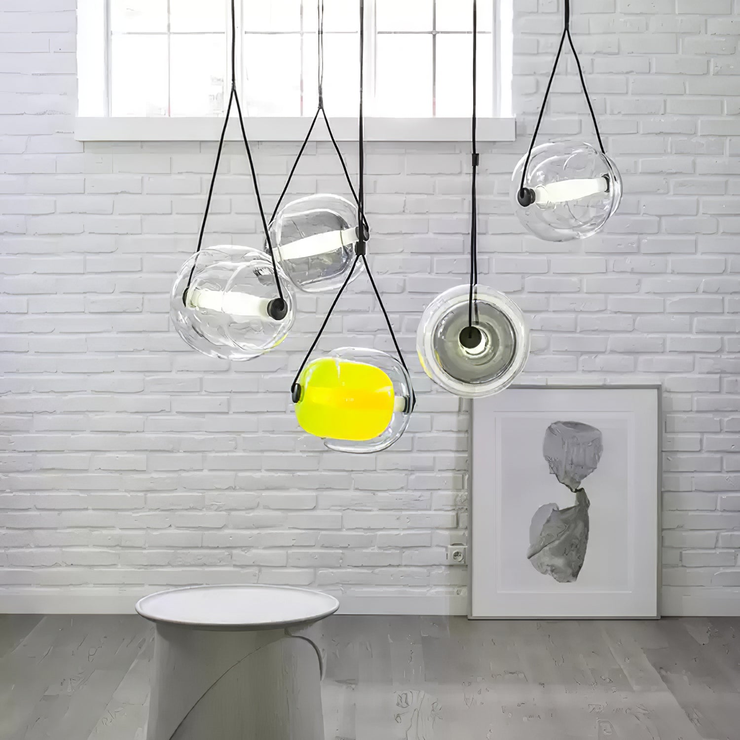 Orba Contemporary Glass Pendant Light - Letslighting