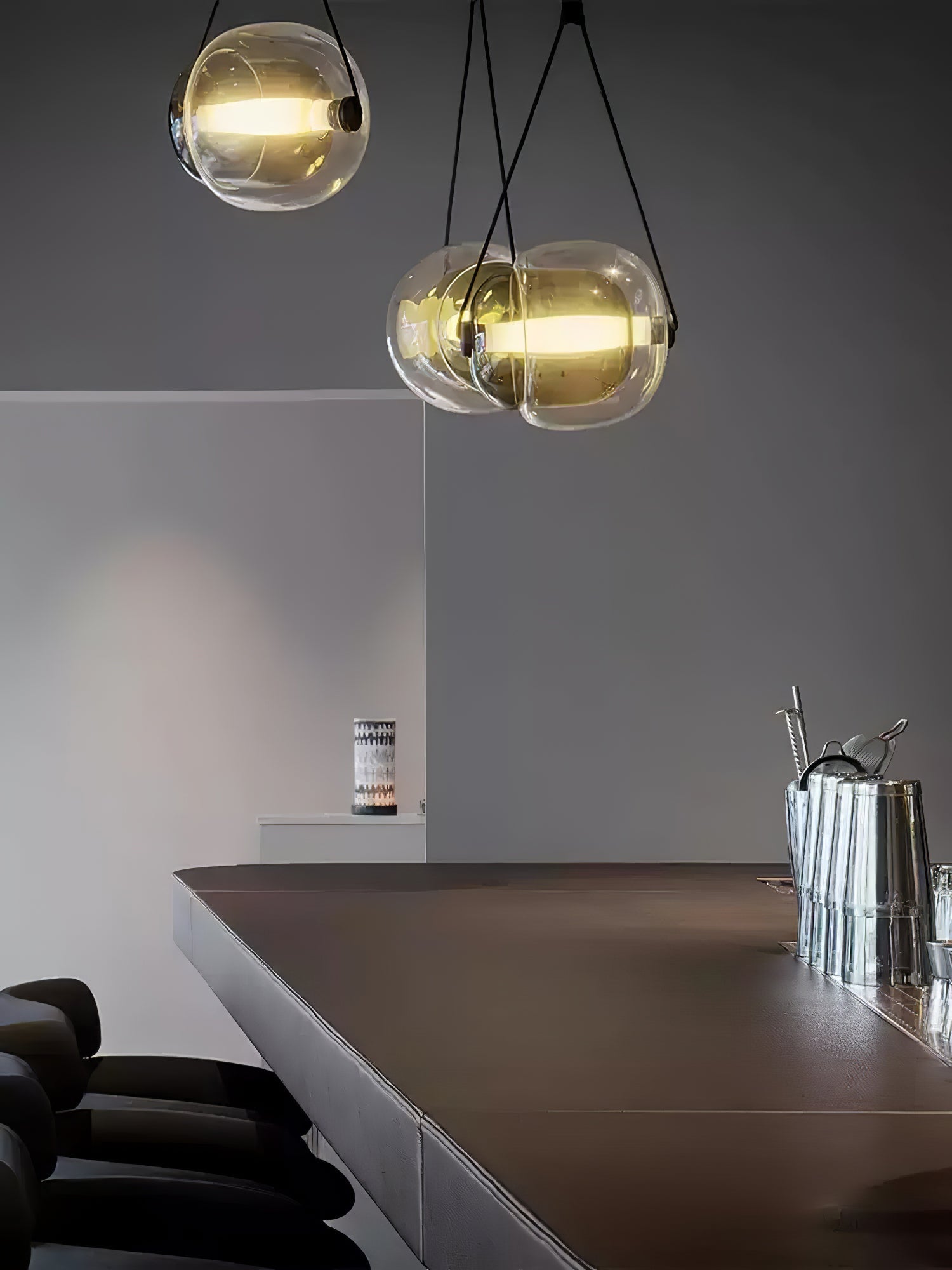 Orba Contemporary Glass Pendant Light - Letslighting