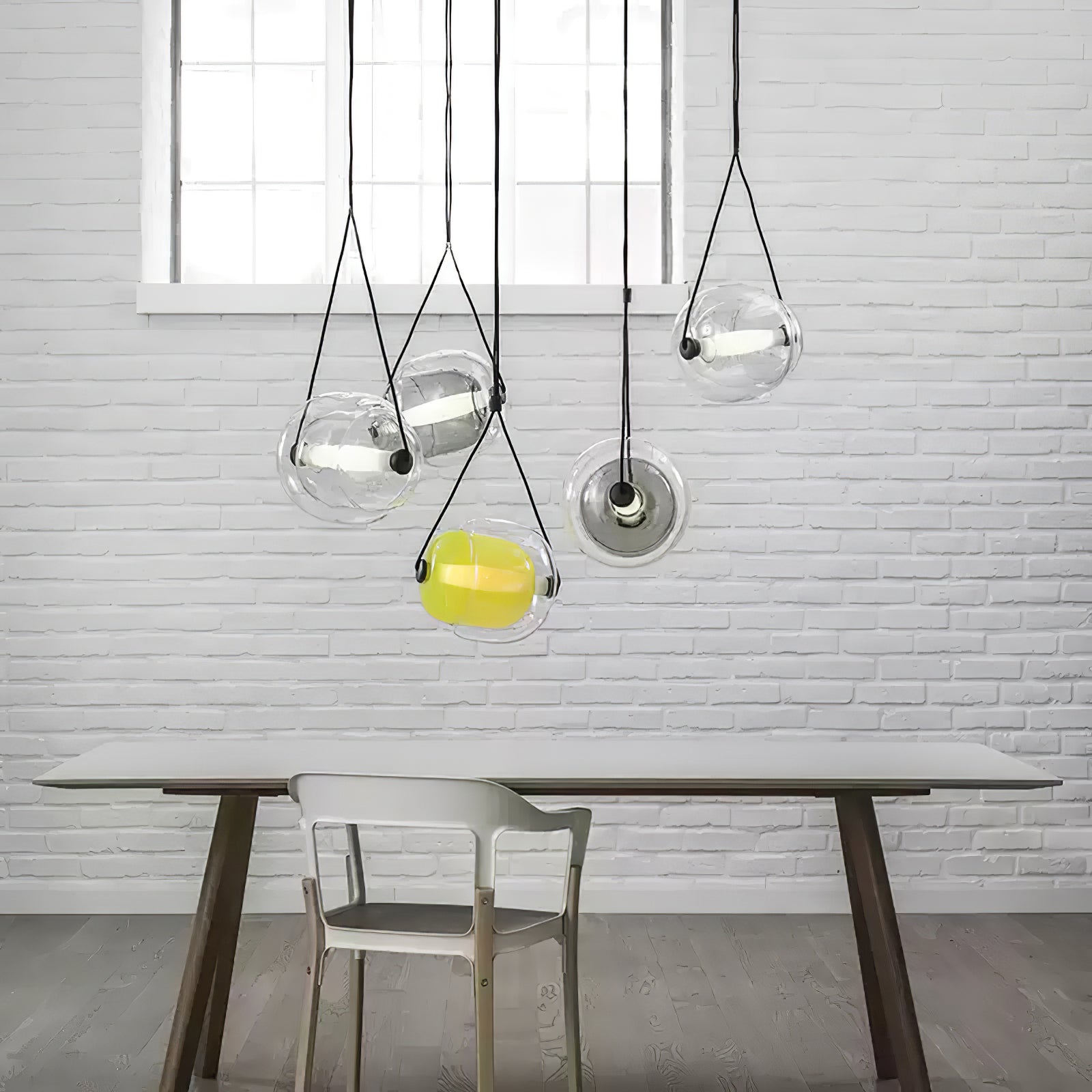 Orba Contemporary Glass Pendant Light - Letslighting