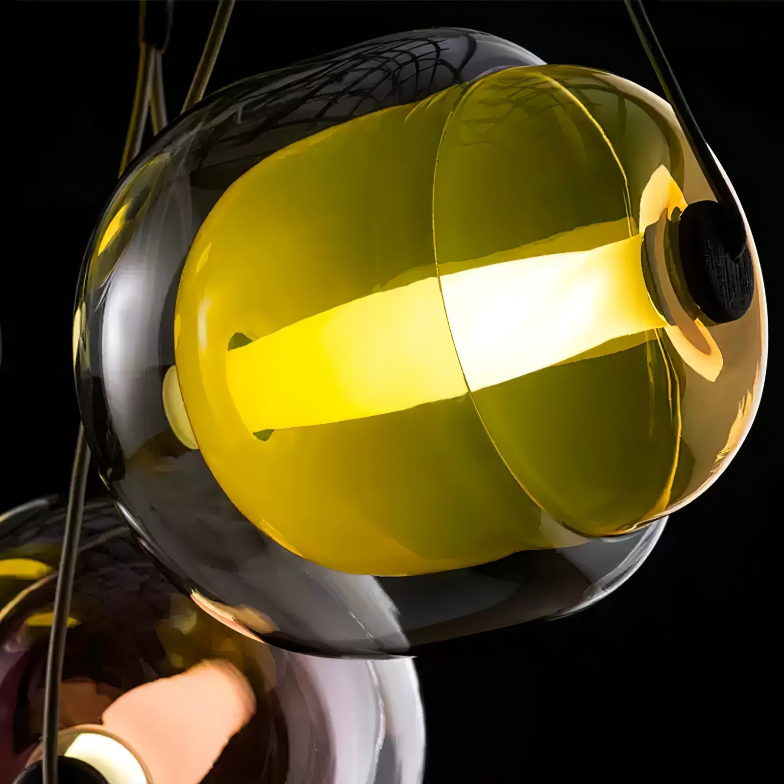 Orba Contemporary Glass Pendant Light - Letslighting
