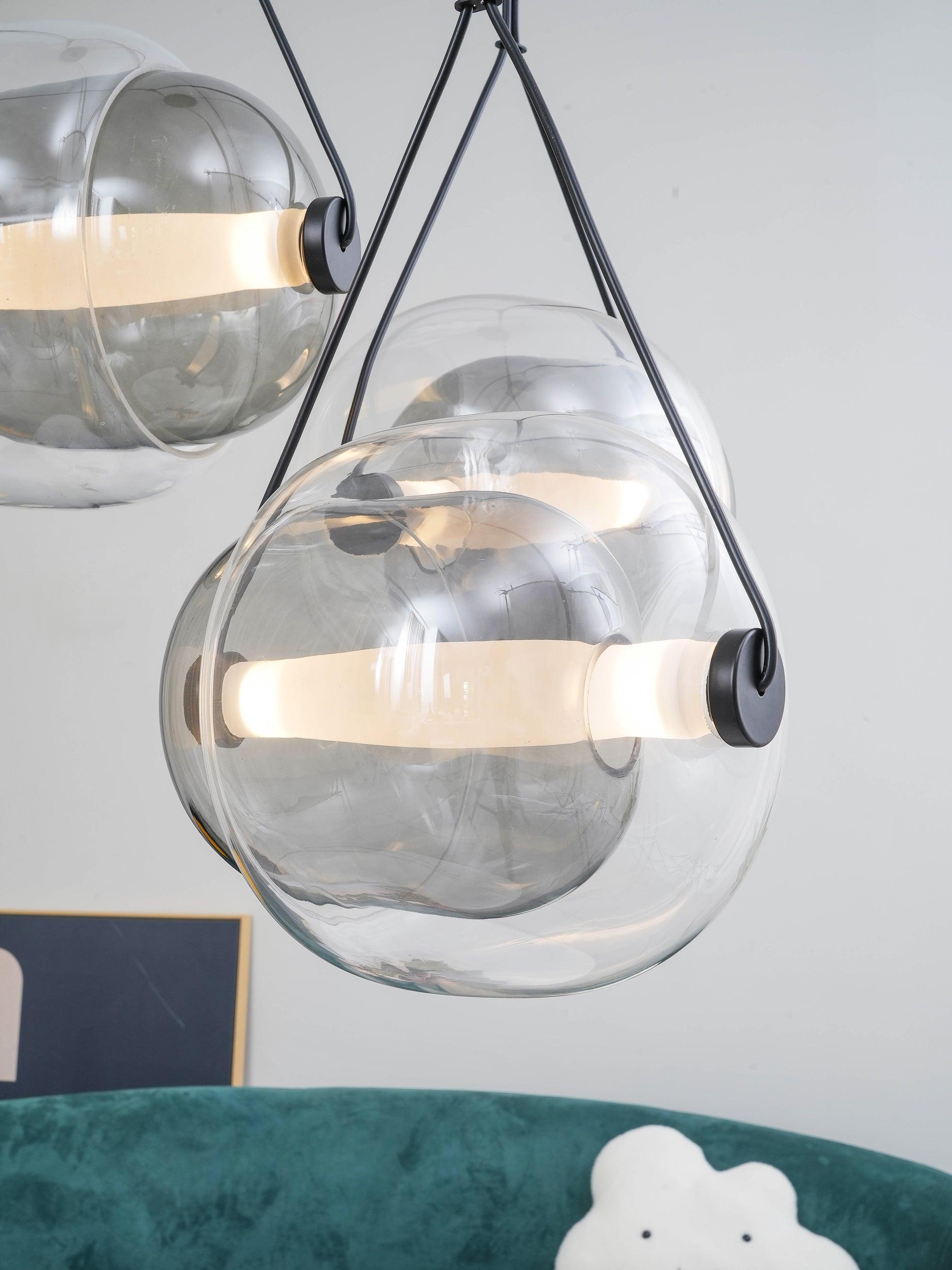 Orba Contemporary Glass Pendant Light - Letslighting