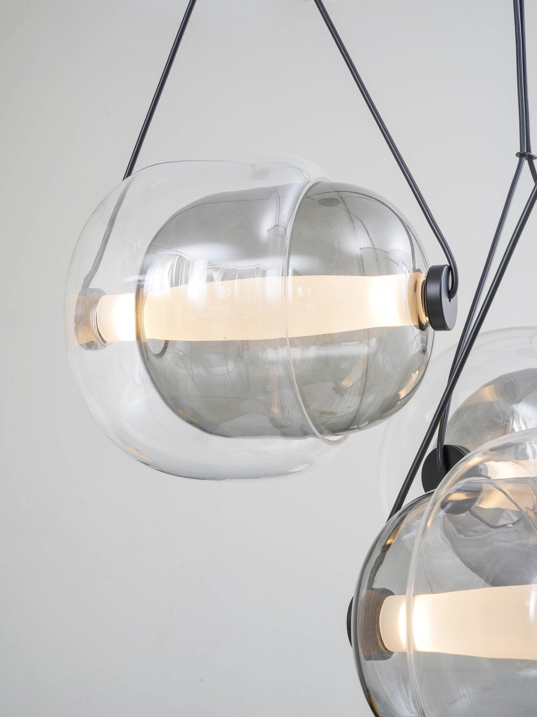 Orba Contemporary Glass Pendant Light - Letslighting