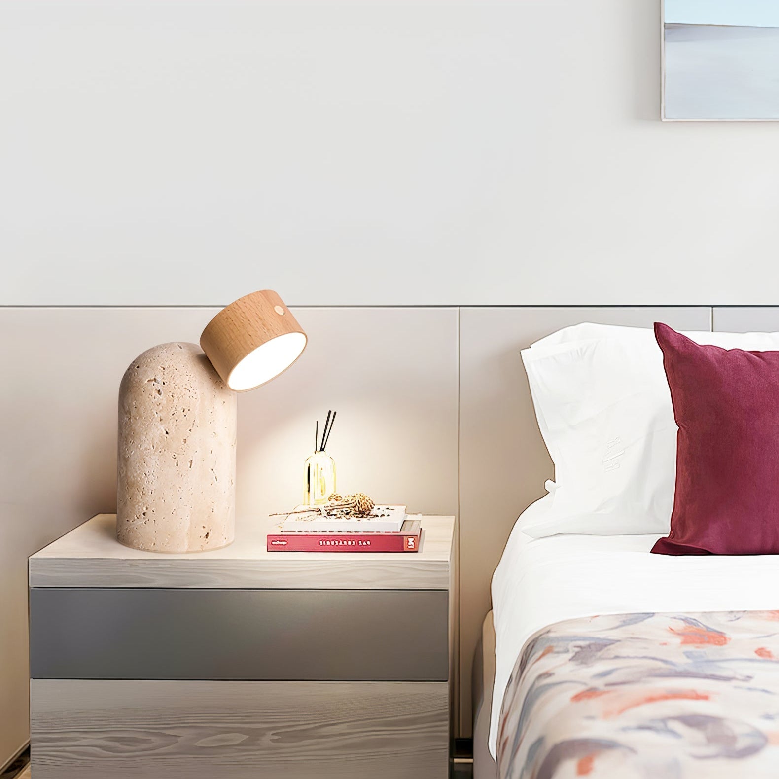 Capsule Stone Table Lamp - Letslighting