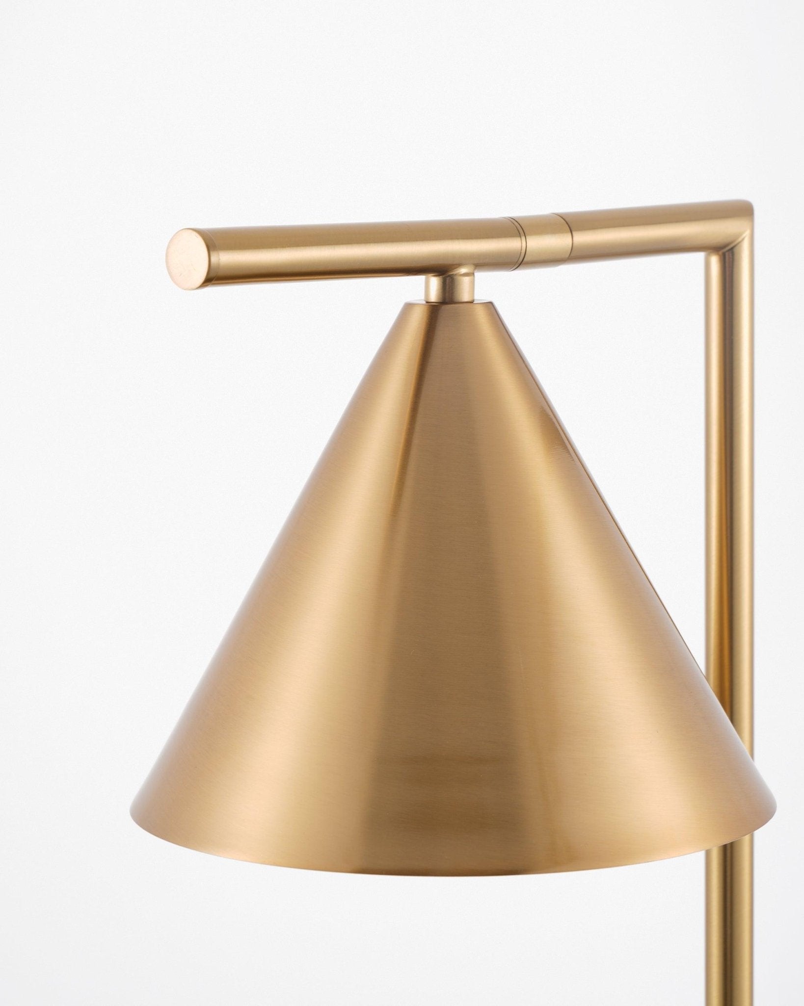 Neliace Marble Industrial Table Lamp - Letslighting
