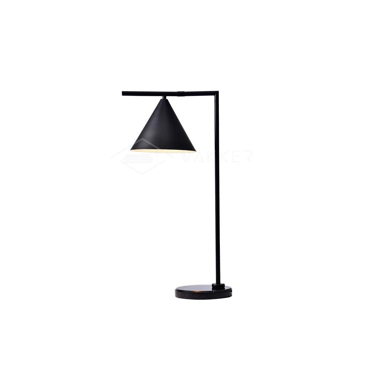 Neliace Marble Industrial Table Lamp - Letslighting
