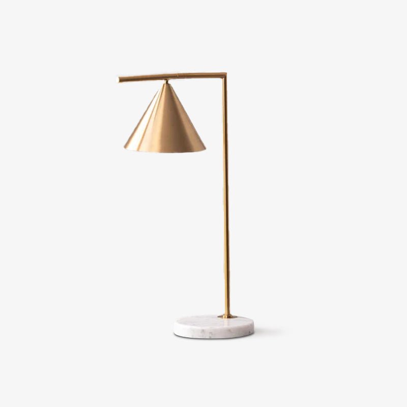 Neliace Marble Industrial Table Lamp - Letslighting