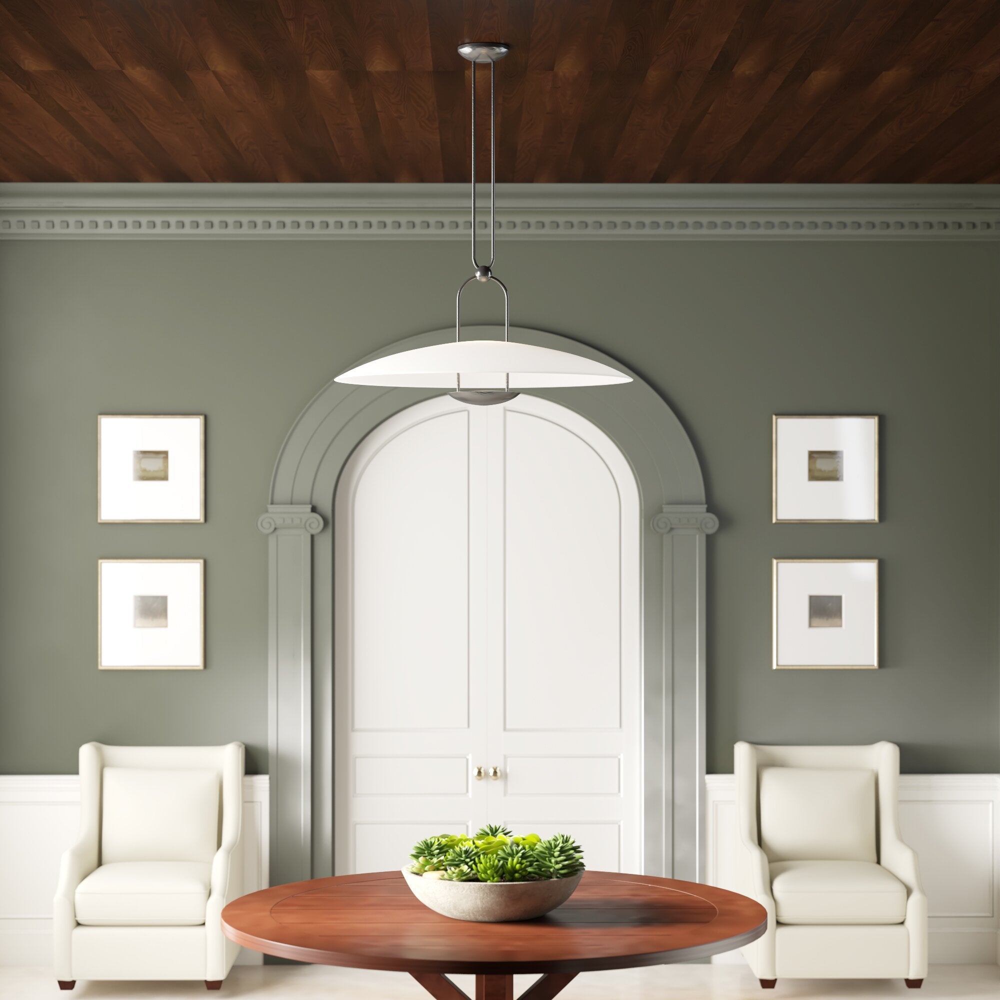 Cara Modern Minimalist Brass Pendant Light - Letslighting