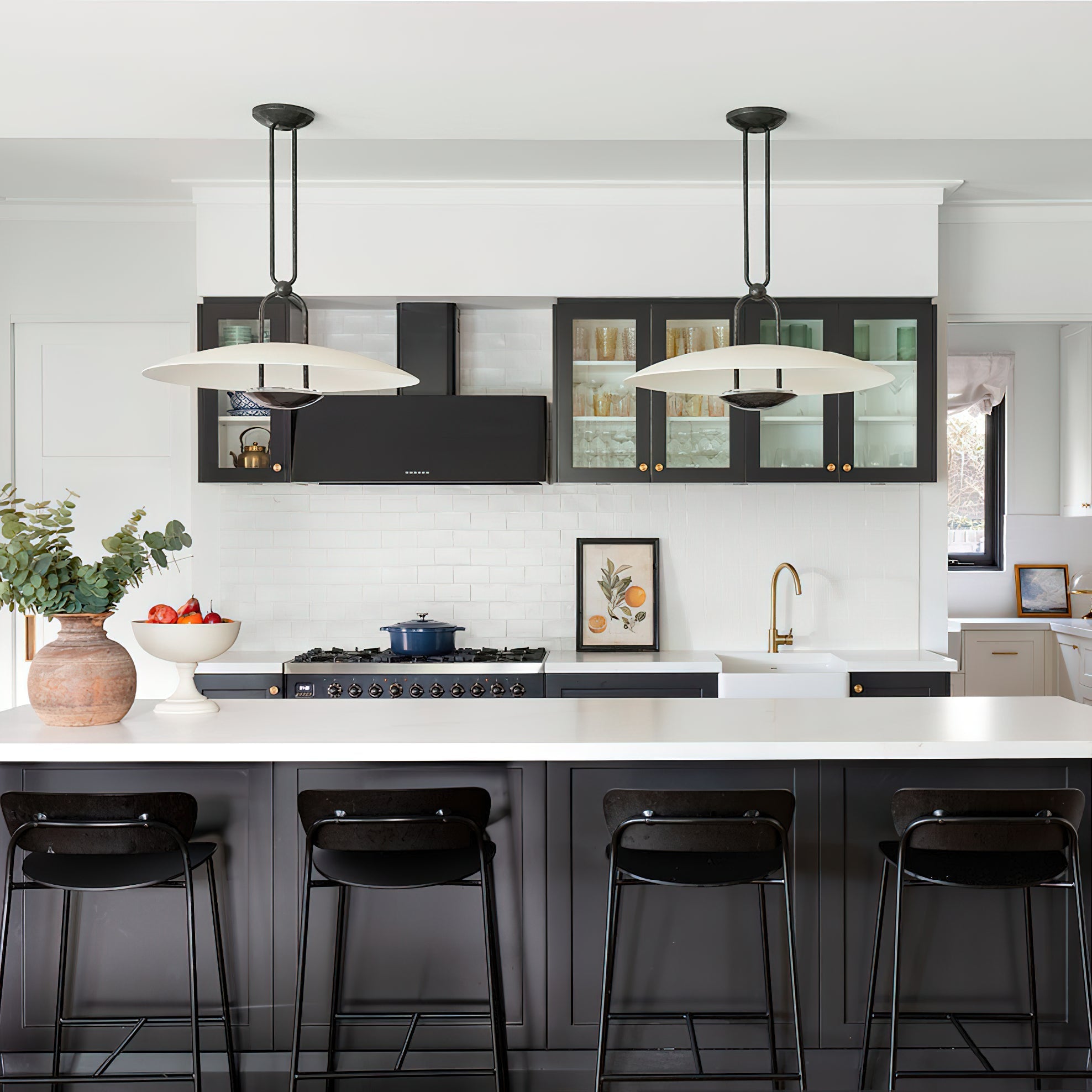 Cara Modern Minimalist Brass Pendant Light - Letslighting