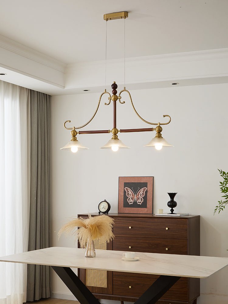 Ivvinisra Elegance Vintage Island Wood Pendant Light - Letslighting
