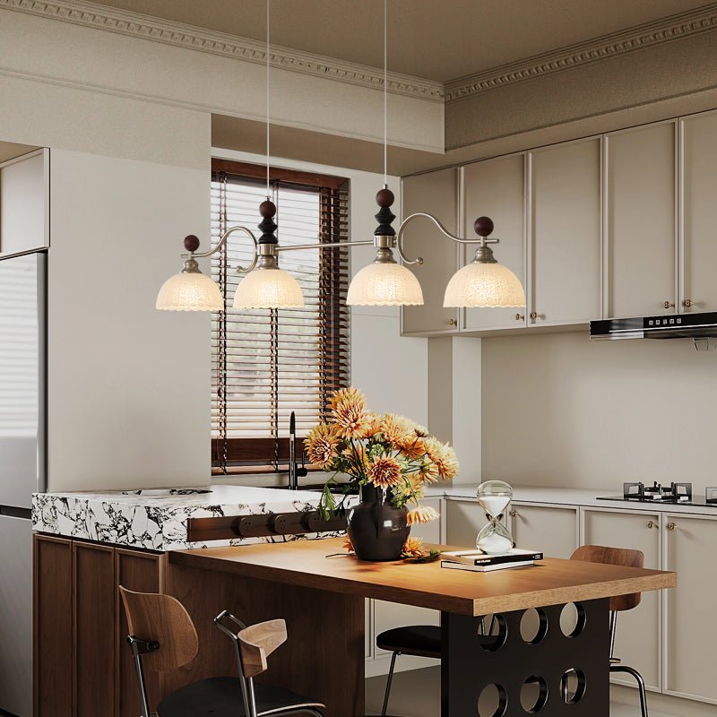 Ivvinisra Elegance Vintage Island Wood Pendant Light - Letslighting