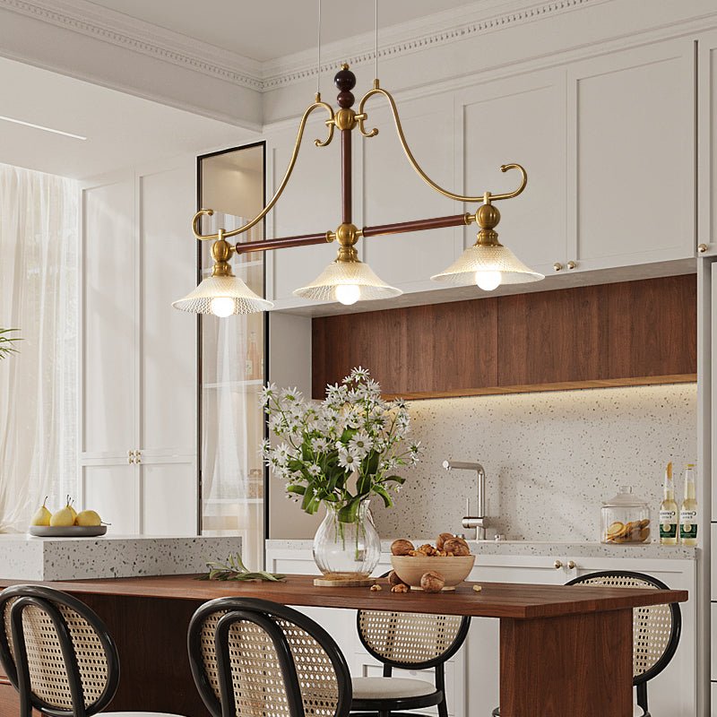 Ivvinisra Elegance Vintage Island Wood Pendant Light - Letslighting