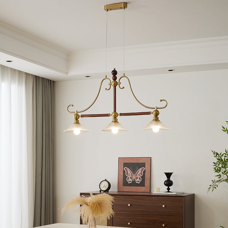 Ivvinisra Elegance Vintage Island Wood Pendant Light - Letslighting