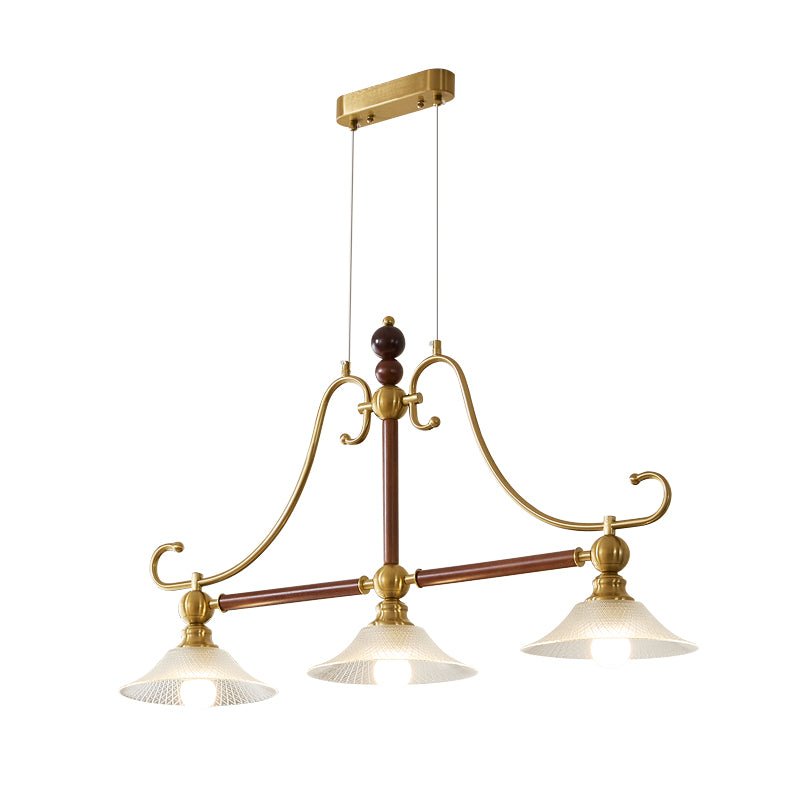 Ivvinisra Elegance Vintage Island Wood Pendant Light - Letslighting