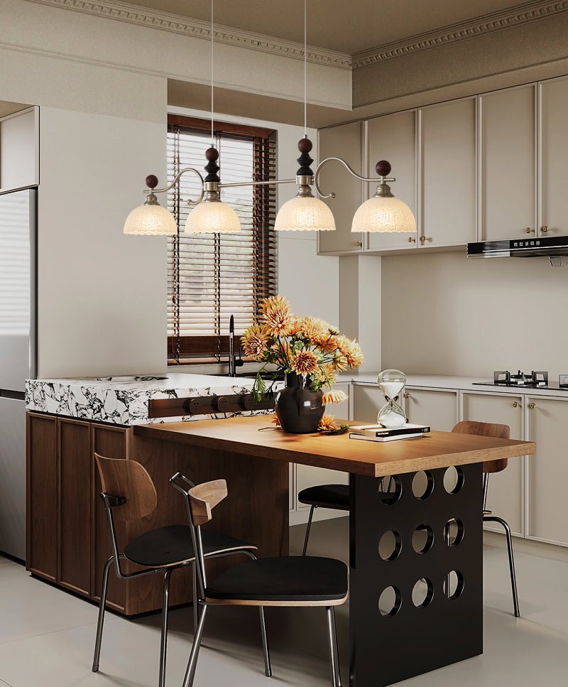 Ivvinisra Elegance Vintage Island Wood Pendant Light - Letslighting