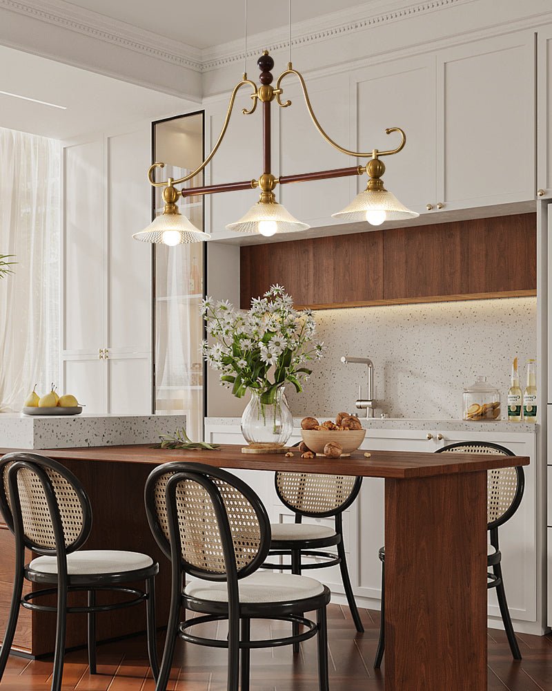 Ivvinisra Elegance Vintage Island Wood Pendant Light - Letslighting