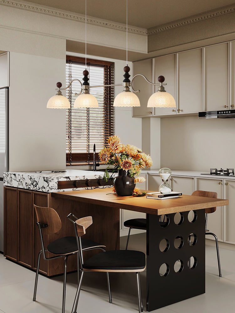 Ivvinisra Elegance Vintage Island Wood Pendant Light - Letslighting