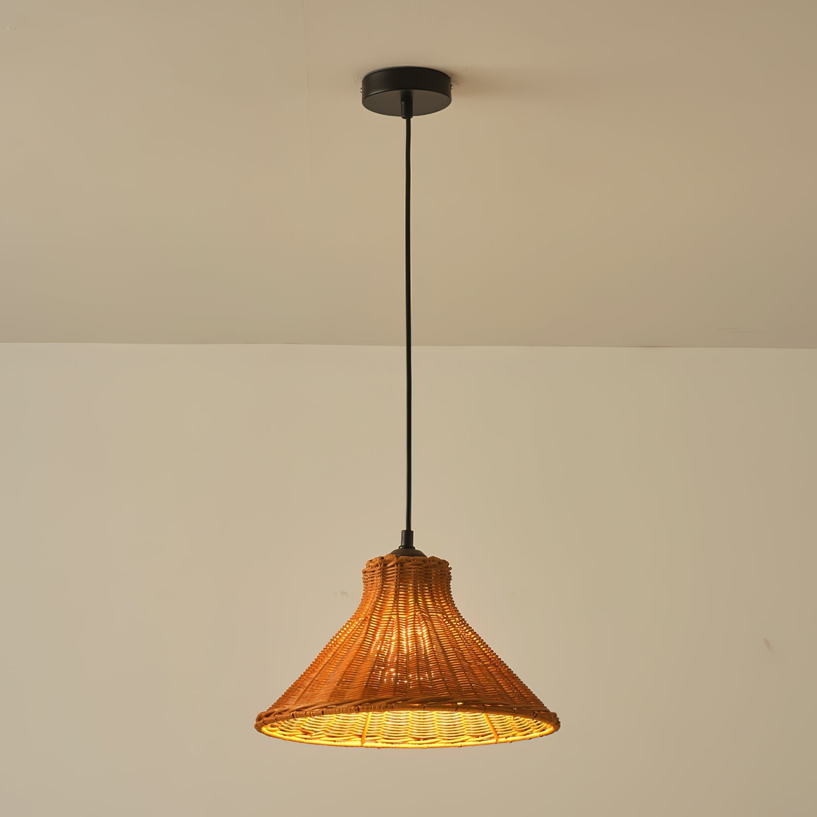 Vamirel Modern Minimalist Natural Rattan Pendant Lamp - Letslighting