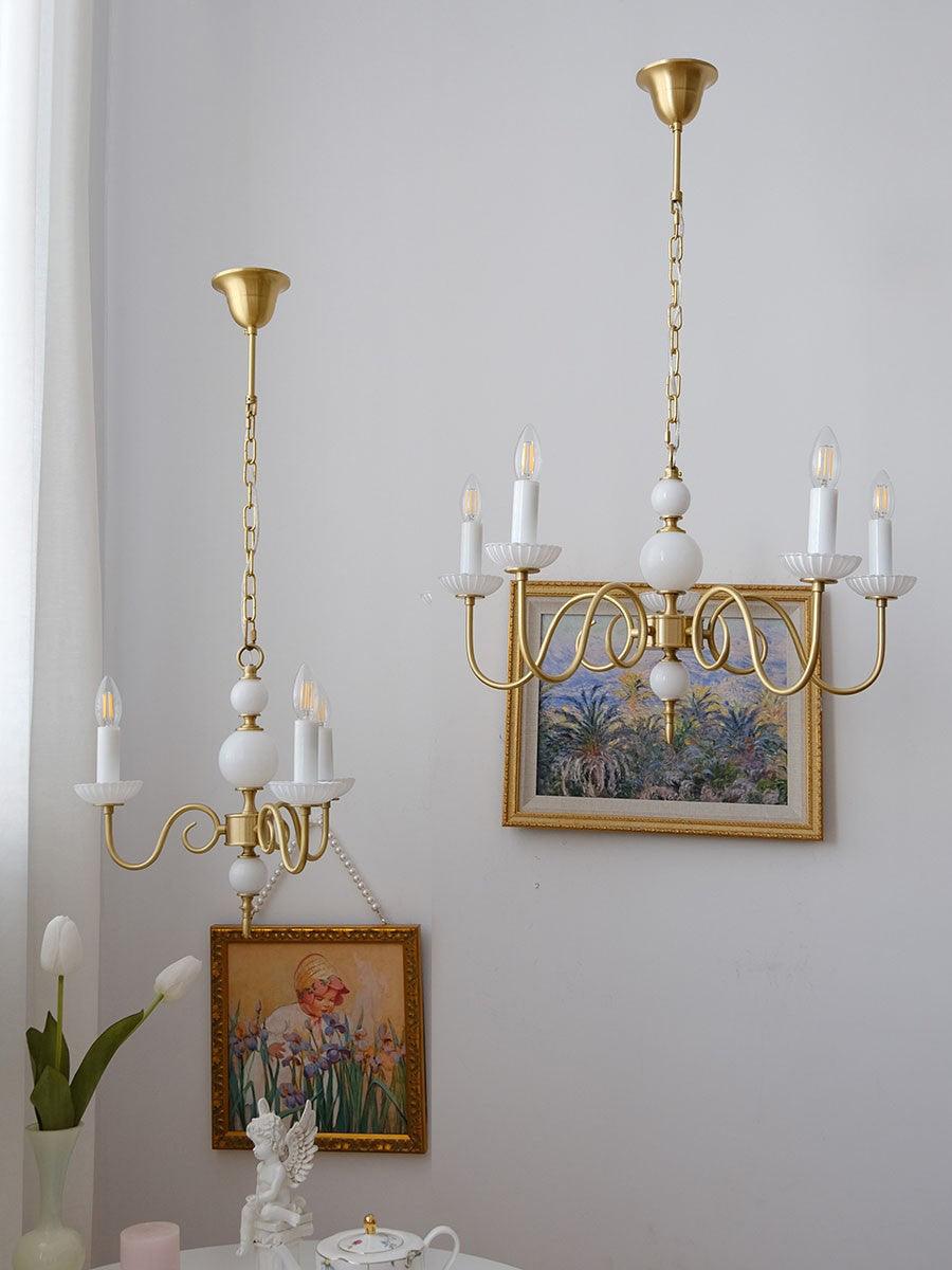 Lustra Chandelier Carlita Gold Modern - Letslighting