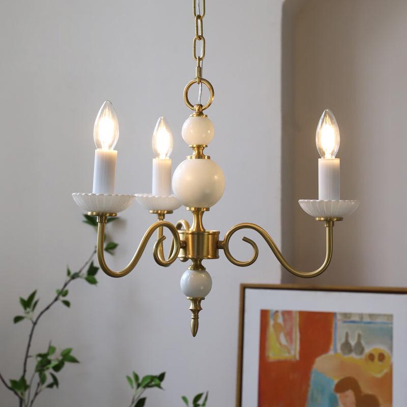 Lustra Chandelier Carlita Gold Modern - Letslighting