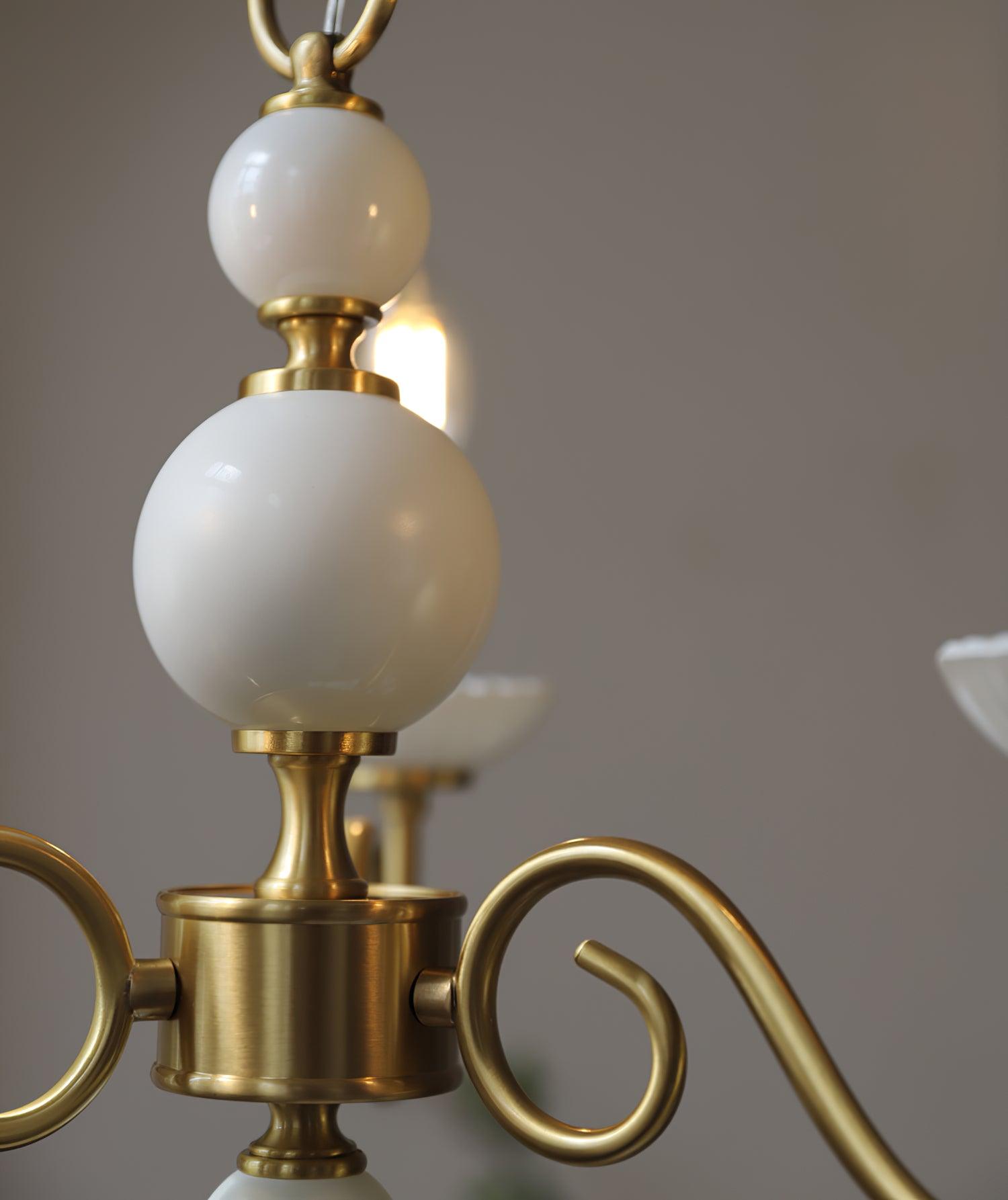 Lustra Chandelier Carlita Gold Modern - Letslighting