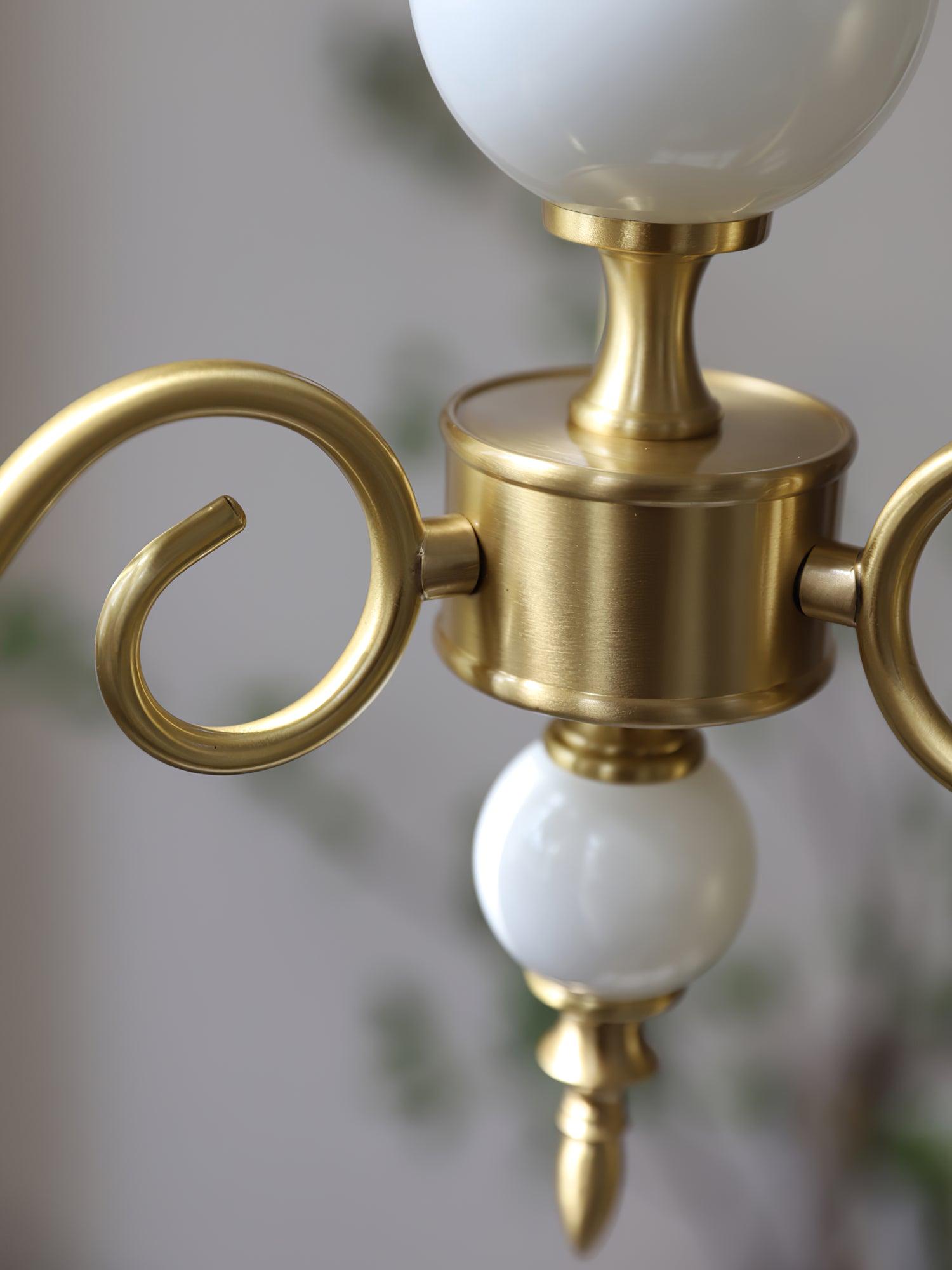 Lustra Chandelier Carlita Gold Modern - Letslighting