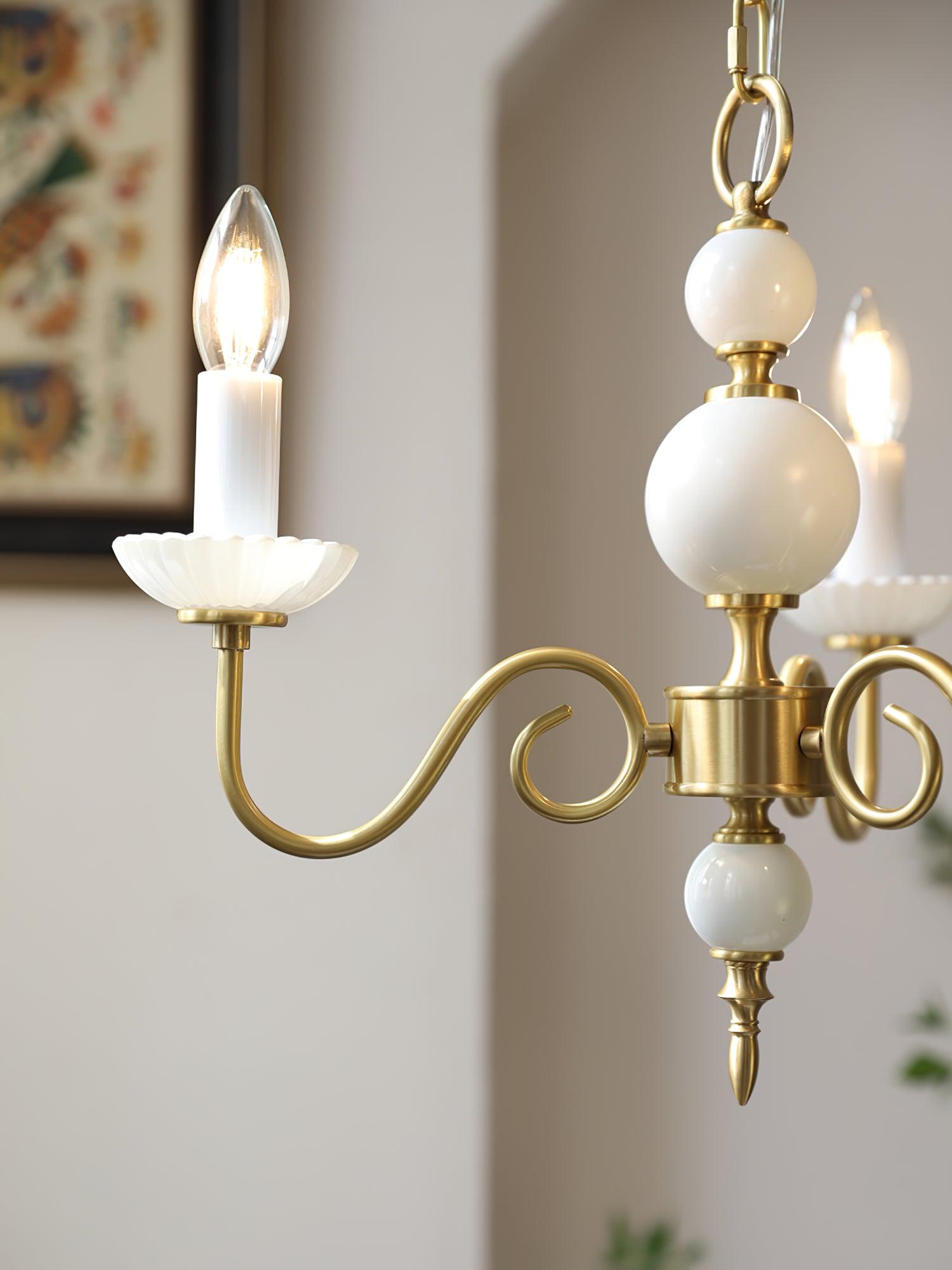 Lustra Chandelier Carlita Gold Modern - Letslighting
