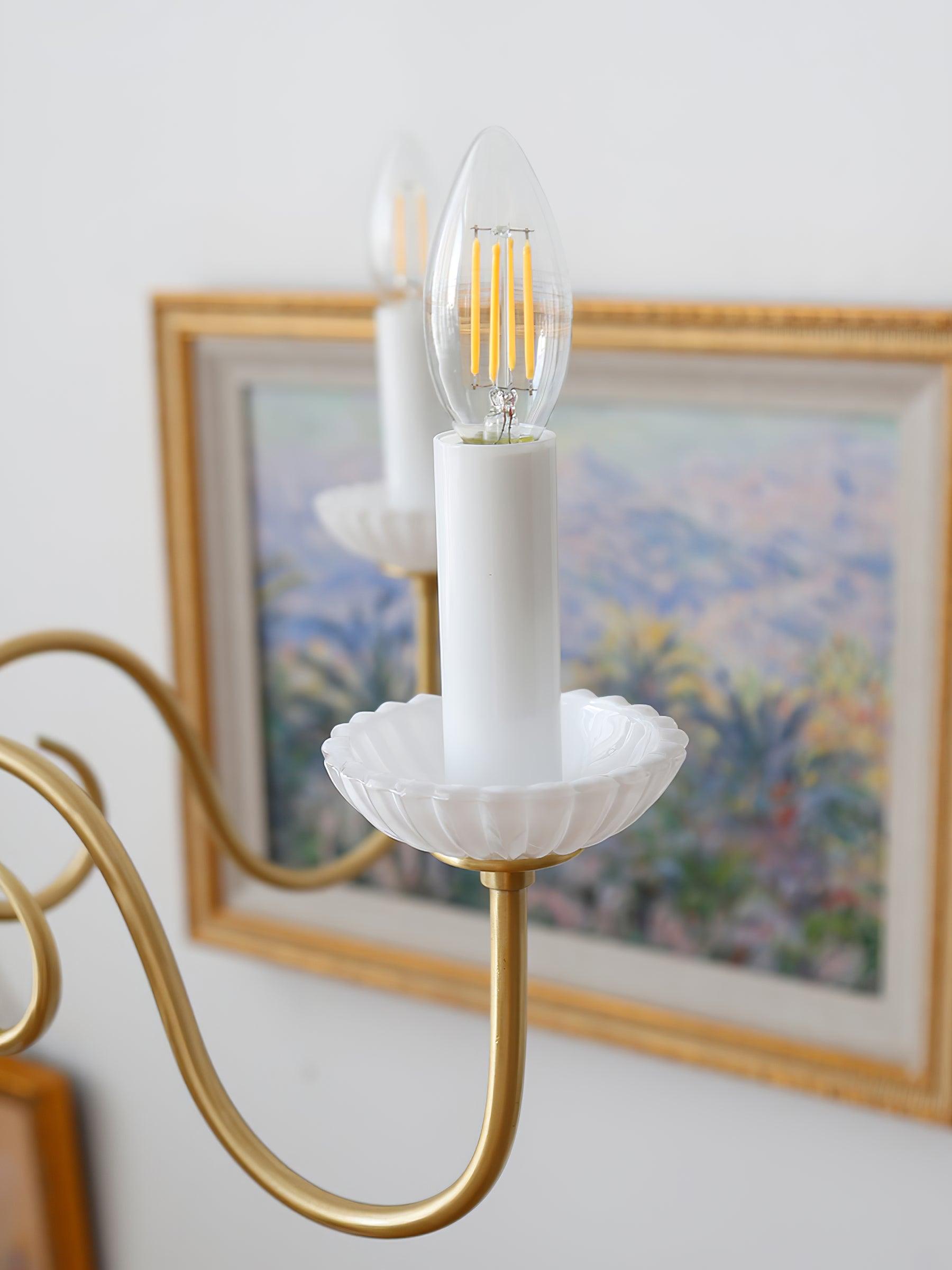 Lustra Chandelier Carlita Gold Modern - Letslighting