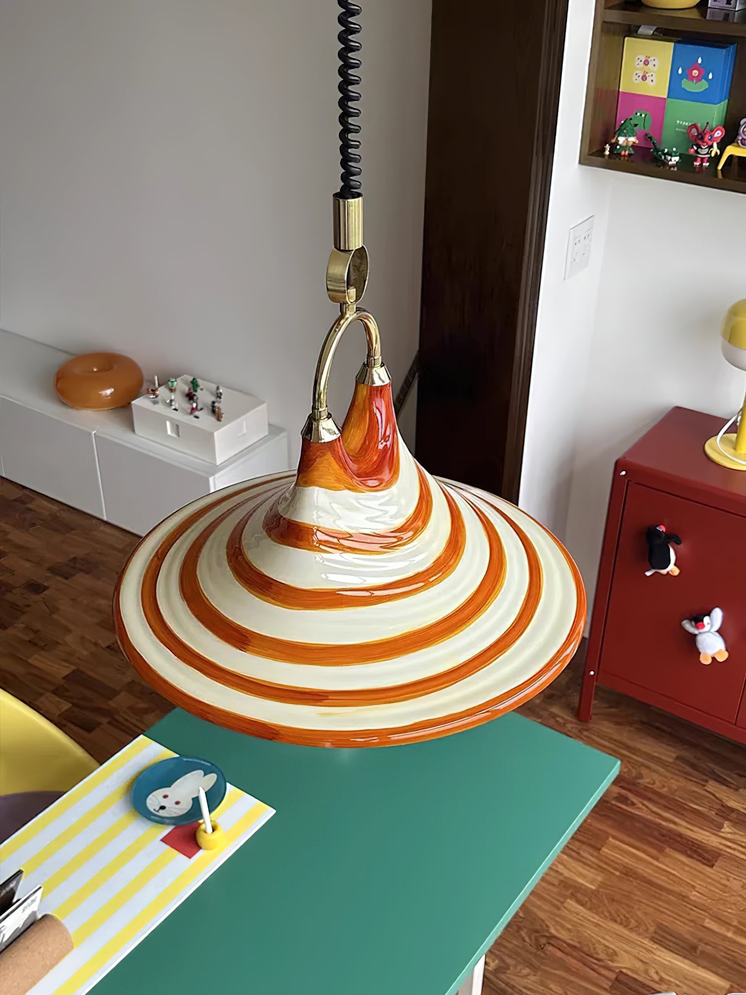Aria Trumpet Individual Creativity Plastic Pendant Lamp - Letslighting