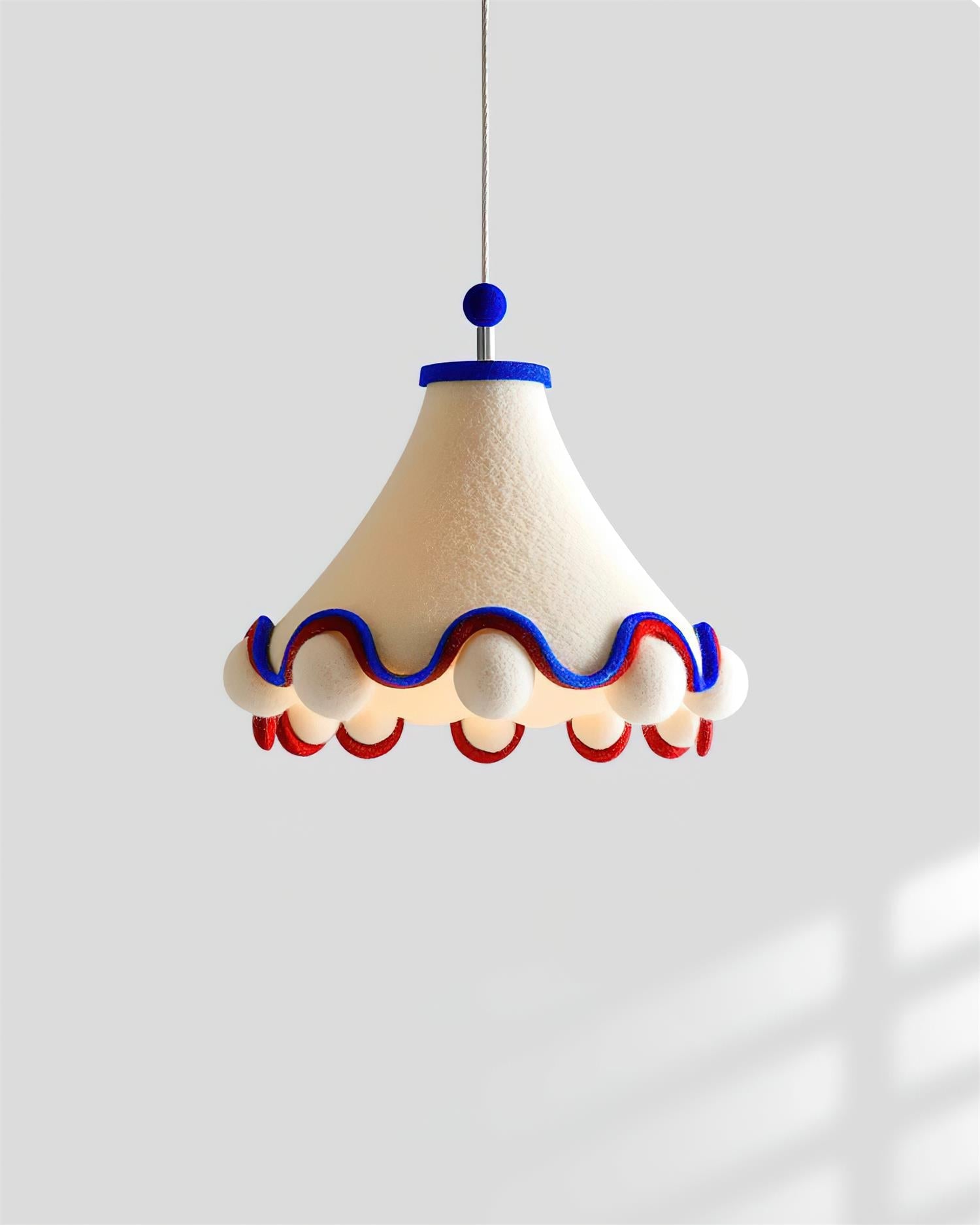 Carniva Pendant Lamp Playful Pom-Pom Trim - Letslighting