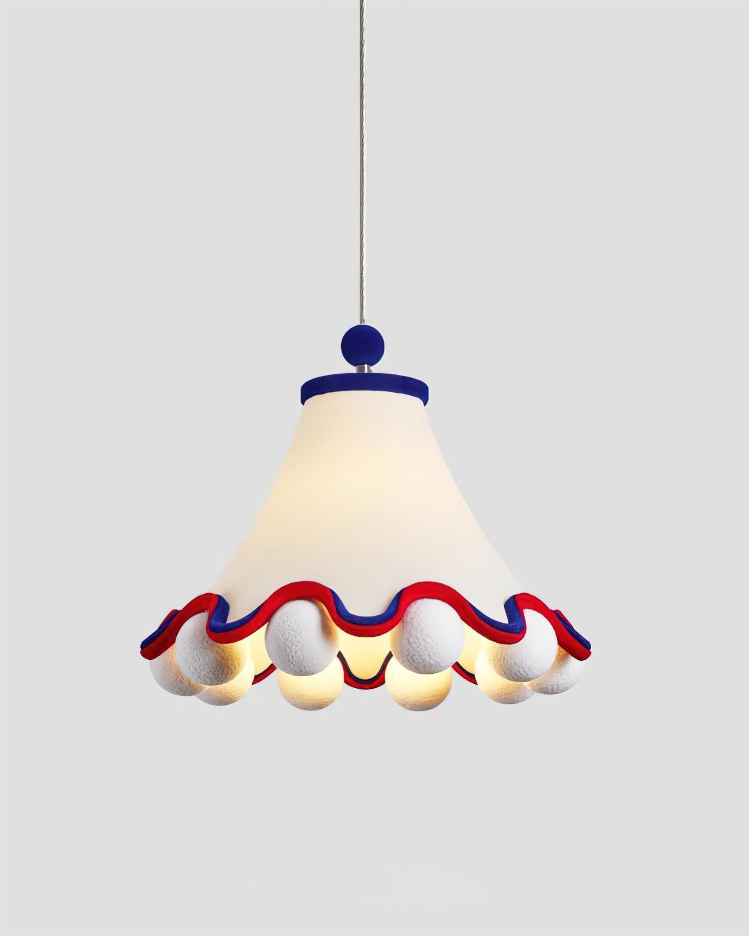 Carniva Pendant Lamp Playful Pom-Pom Trim - Letslighting