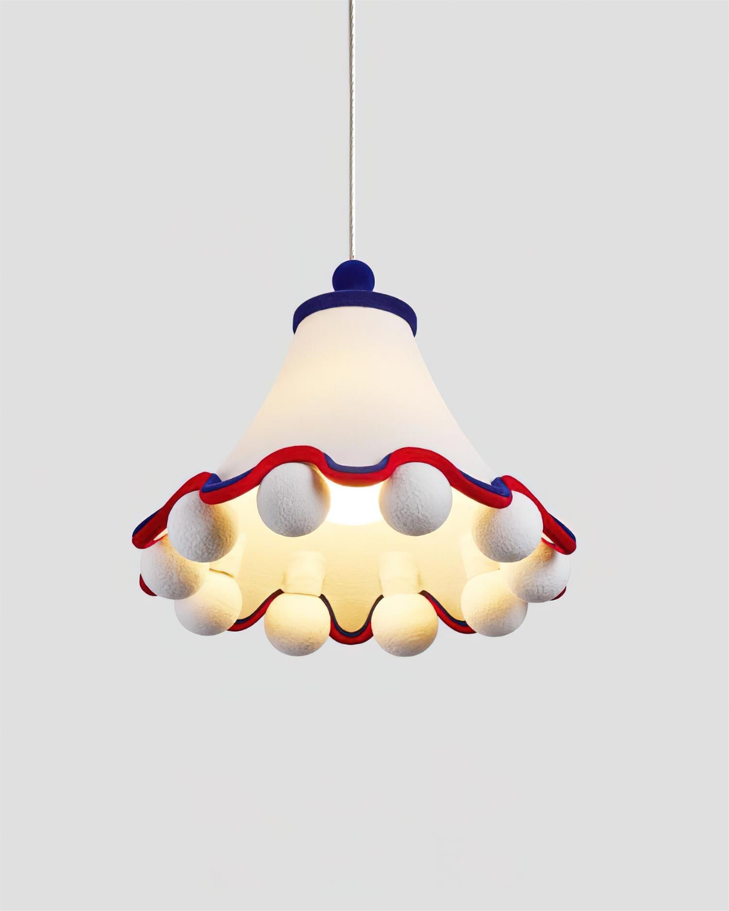 Carniva Pendant Lamp Playful Pom-Pom Trim - Letslighting