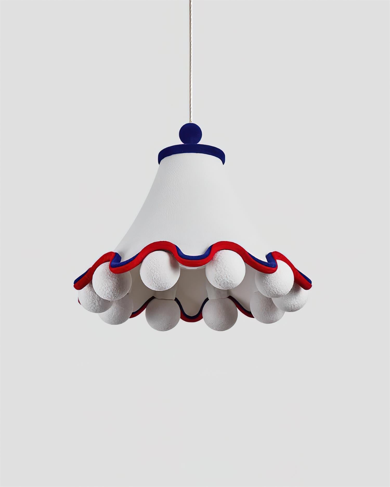 Carniva Pendant Lamp Playful Pom-Pom Trim - Letslighting