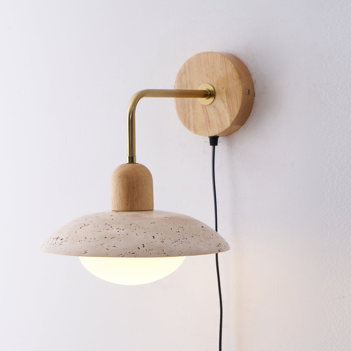 Travelle Travertine Wall Sconce - Letslighting