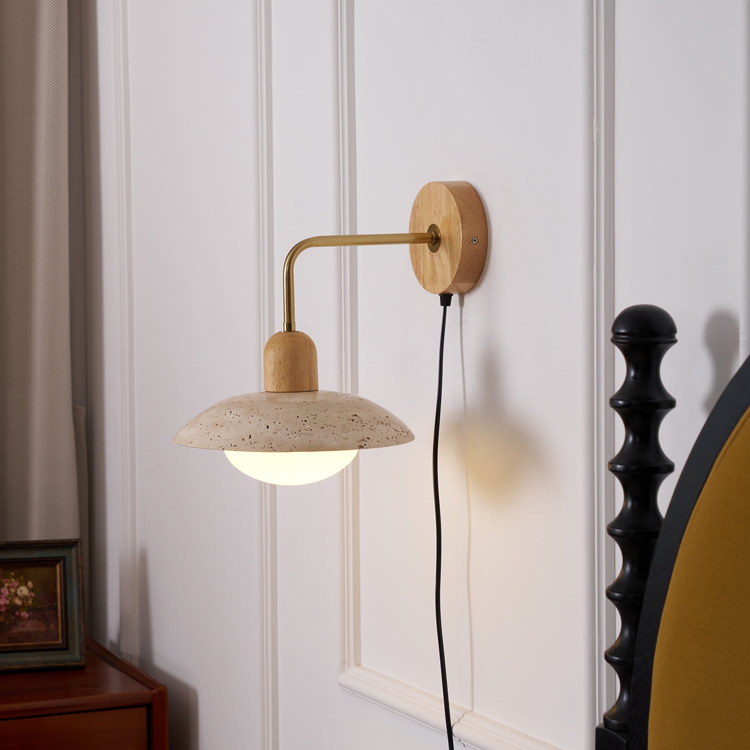 Travelle Travertine Wall Sconce - Letslighting