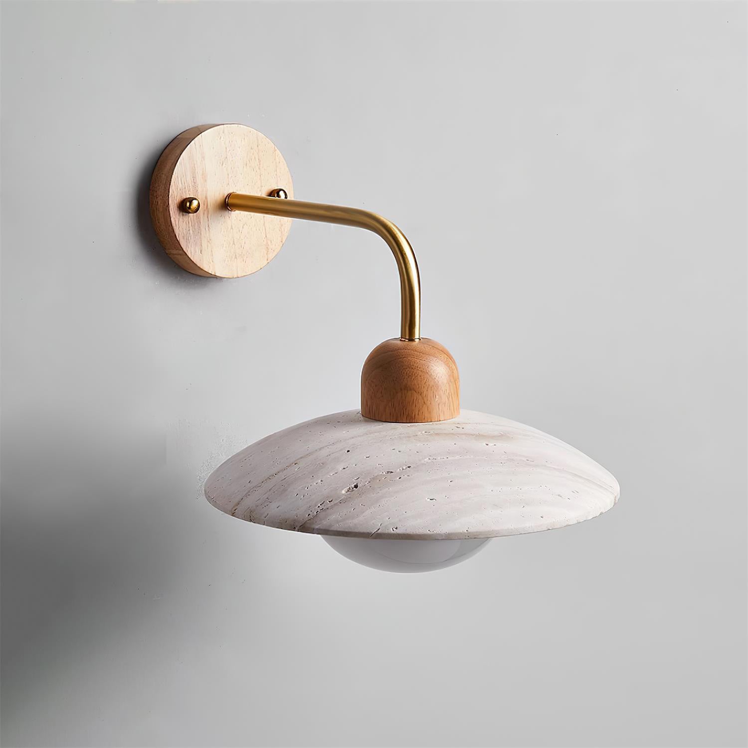 Aria Wall Lamp Vintage Travertine - Letslighting