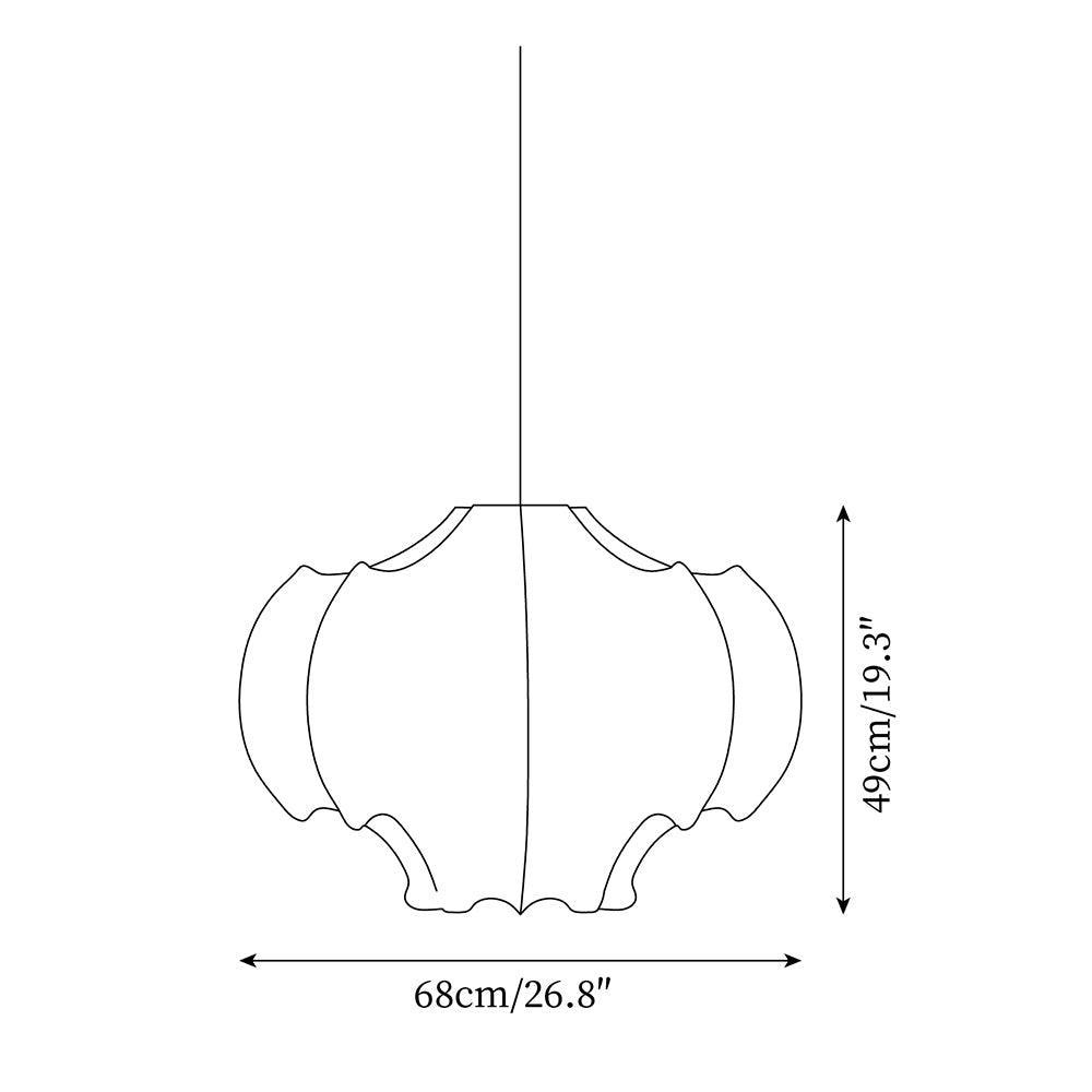 Skapa Pendant Lamp Cloud Shape Minimalist Modern - Letslighting