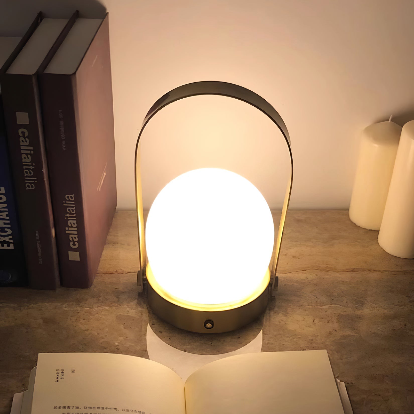 Zenon Glass Minimalist Table Lamp - Letslighting