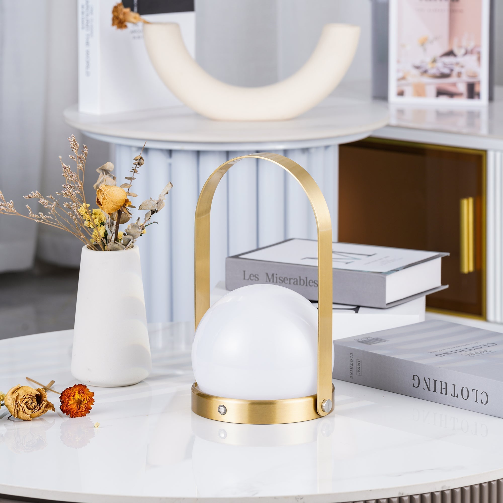 Zenon Glass Minimalist Table Lamp - Letslighting