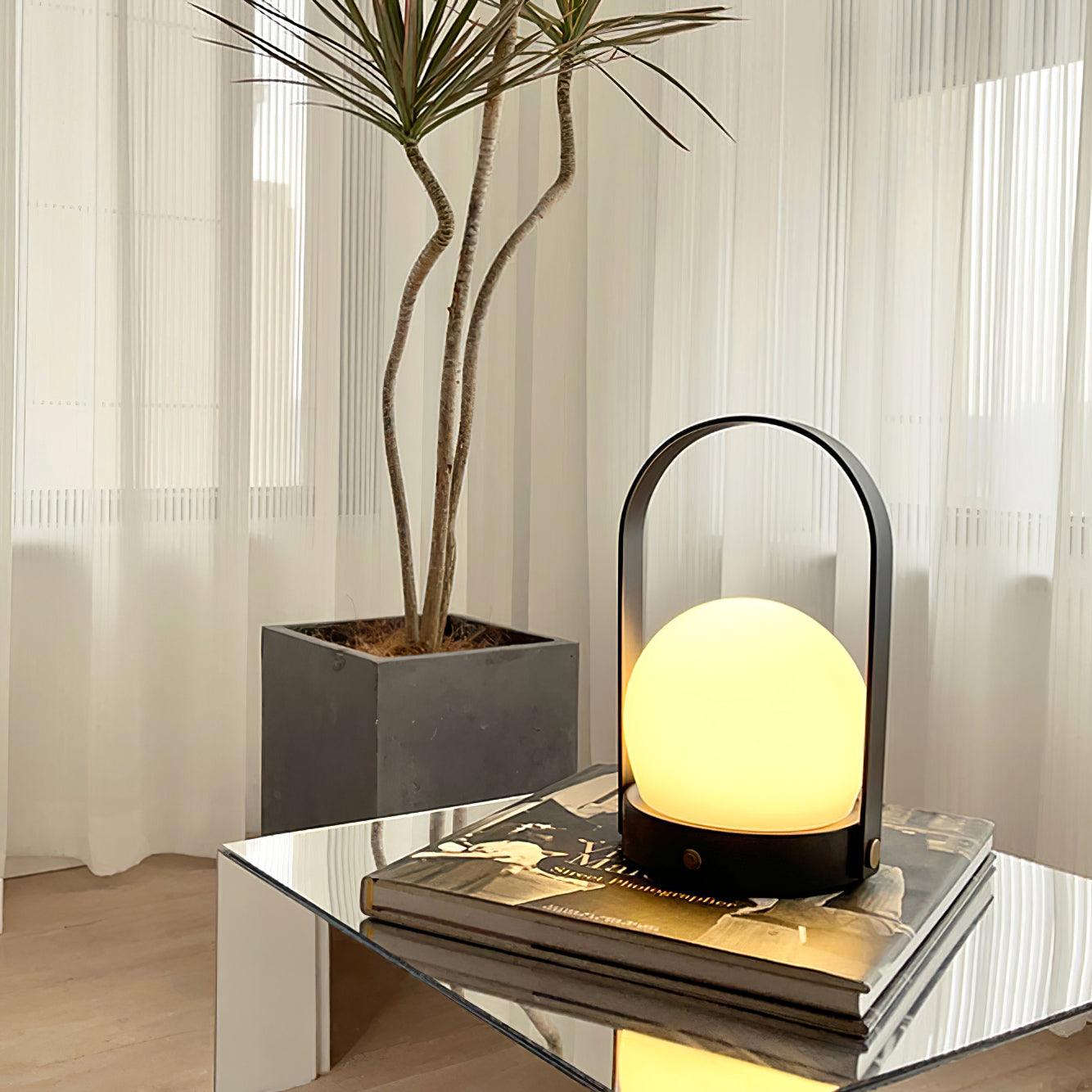 Zenon Glass Minimalist Table Lamp - Letslighting
