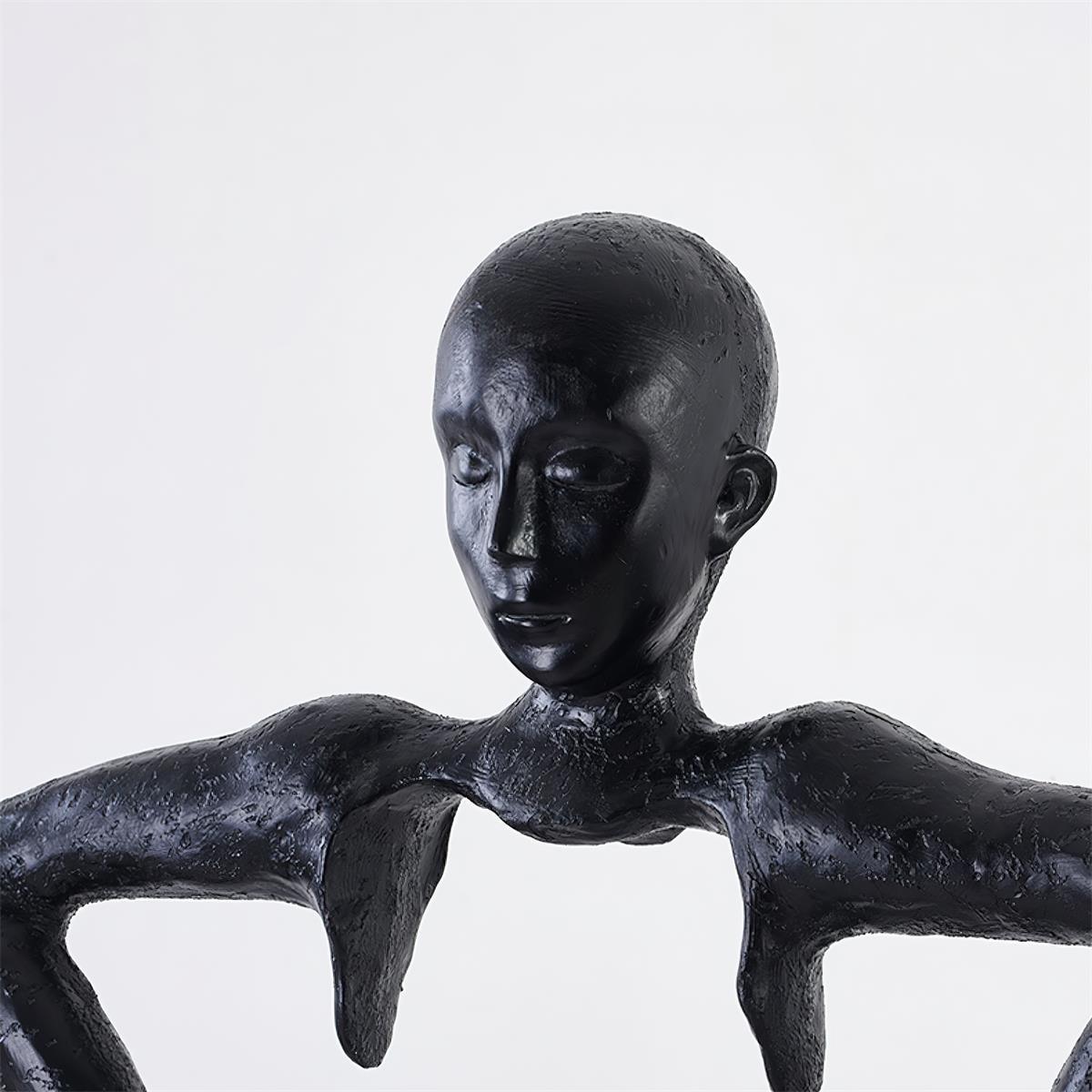 Vamiryra Sculptural Black Floor Lamp - Letslighting