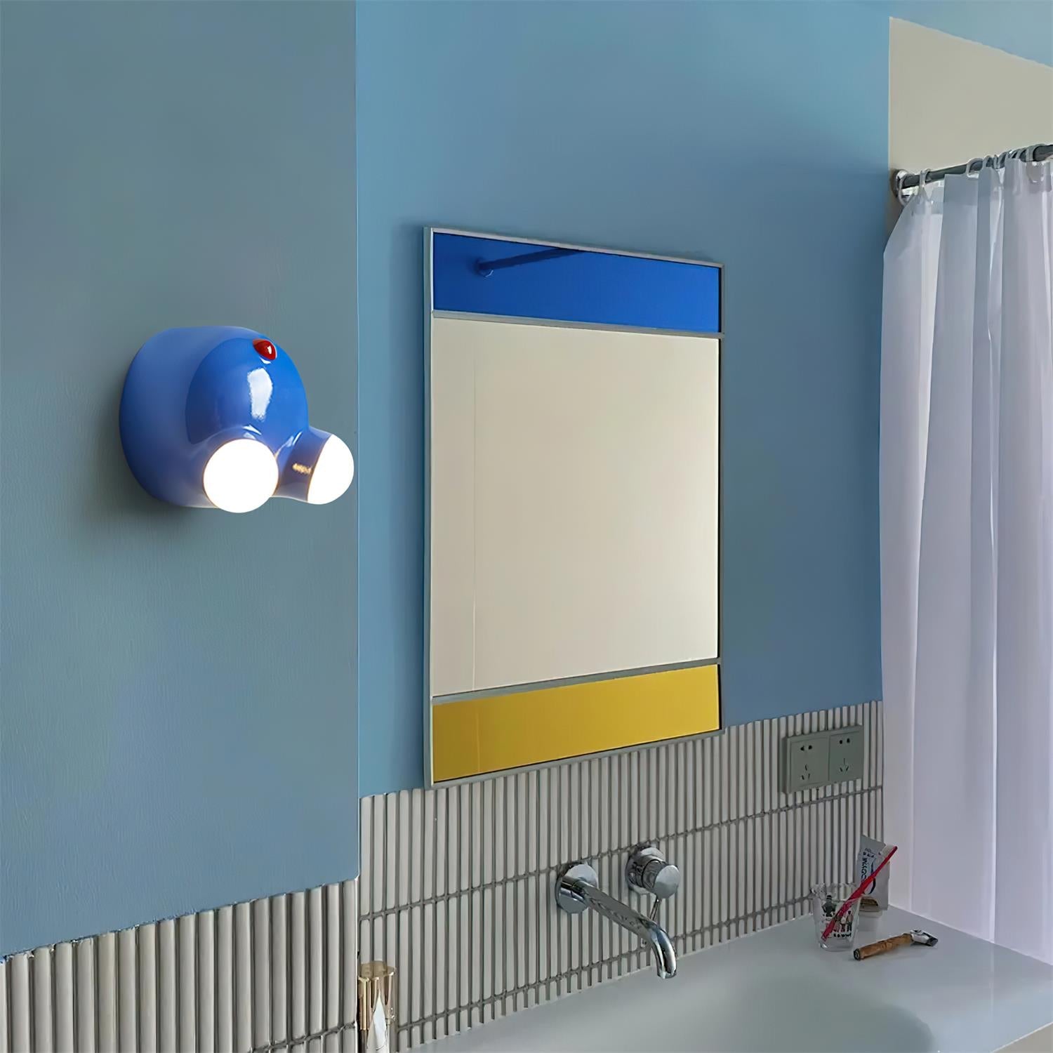 Doraemon Wall Lamp Playful Globe - Letslighting
