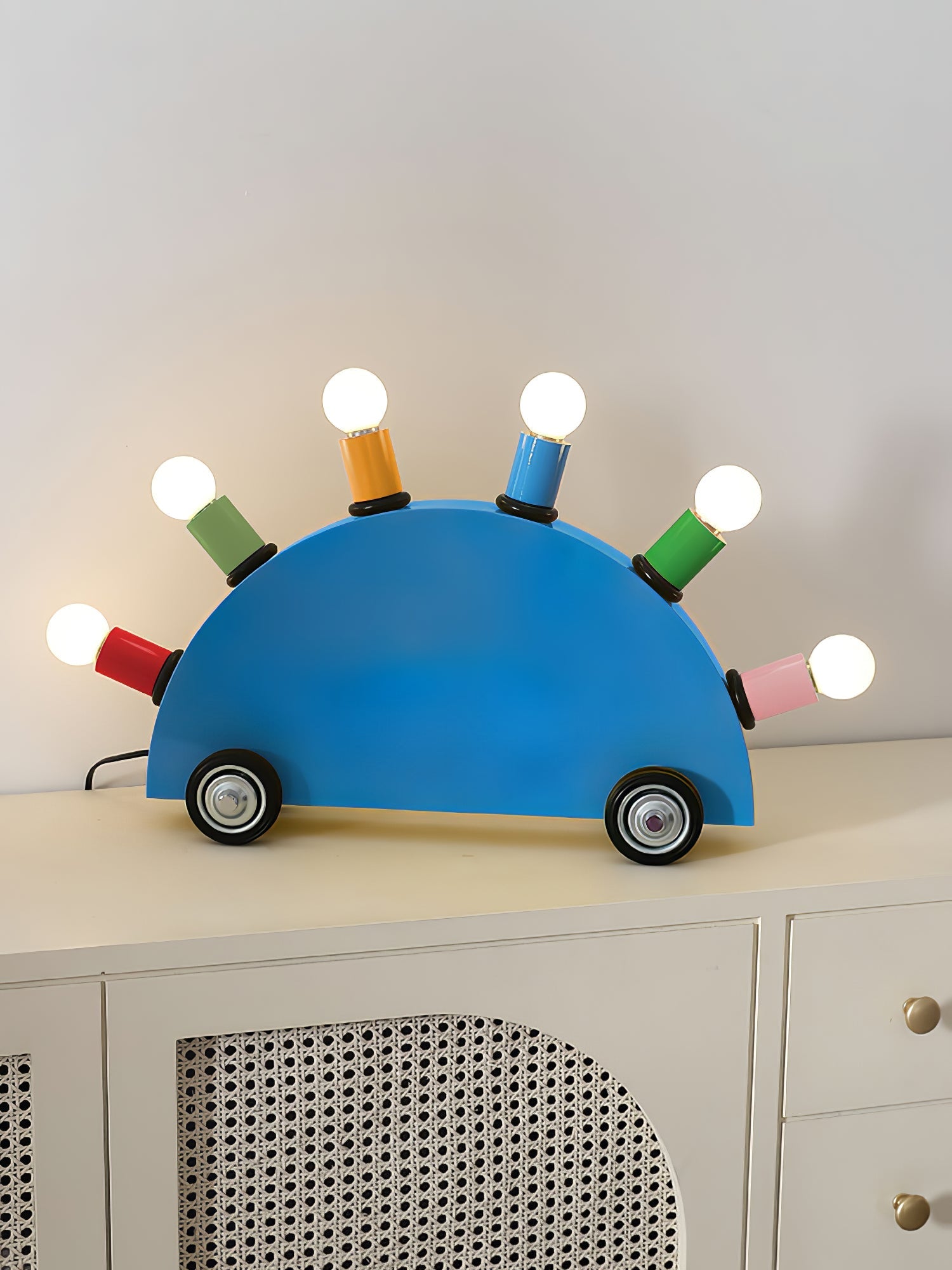 Cartoon Table Lamp Car Colorful Children's Room - Letslighting