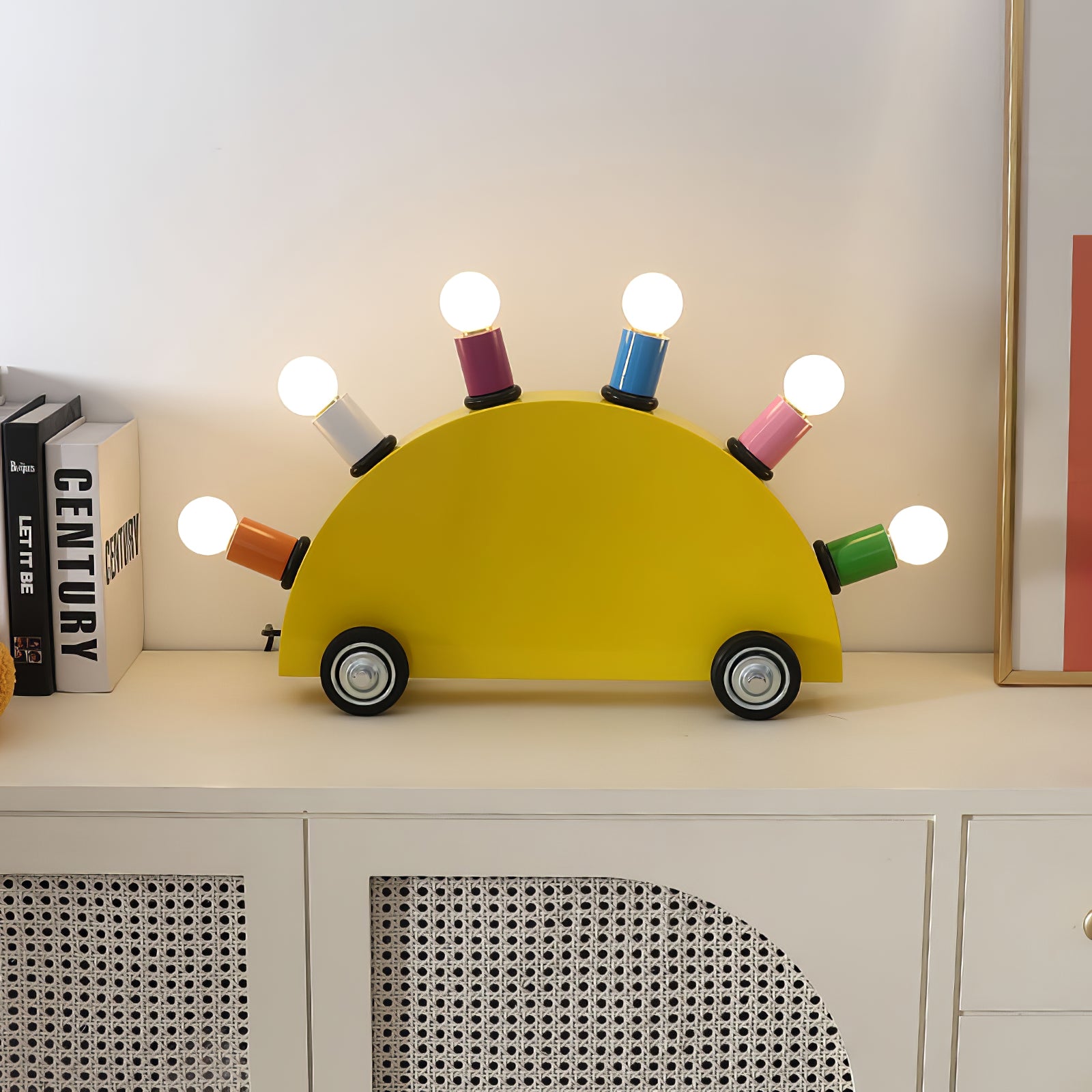 Cartoon Table Lamp Car Colorful Children's Room - Letslighting
