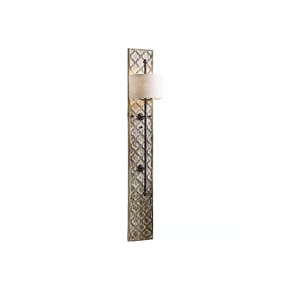 Echo Panel Creativity Wooden Fabric Sconce Wall Lamp - Letslighting
