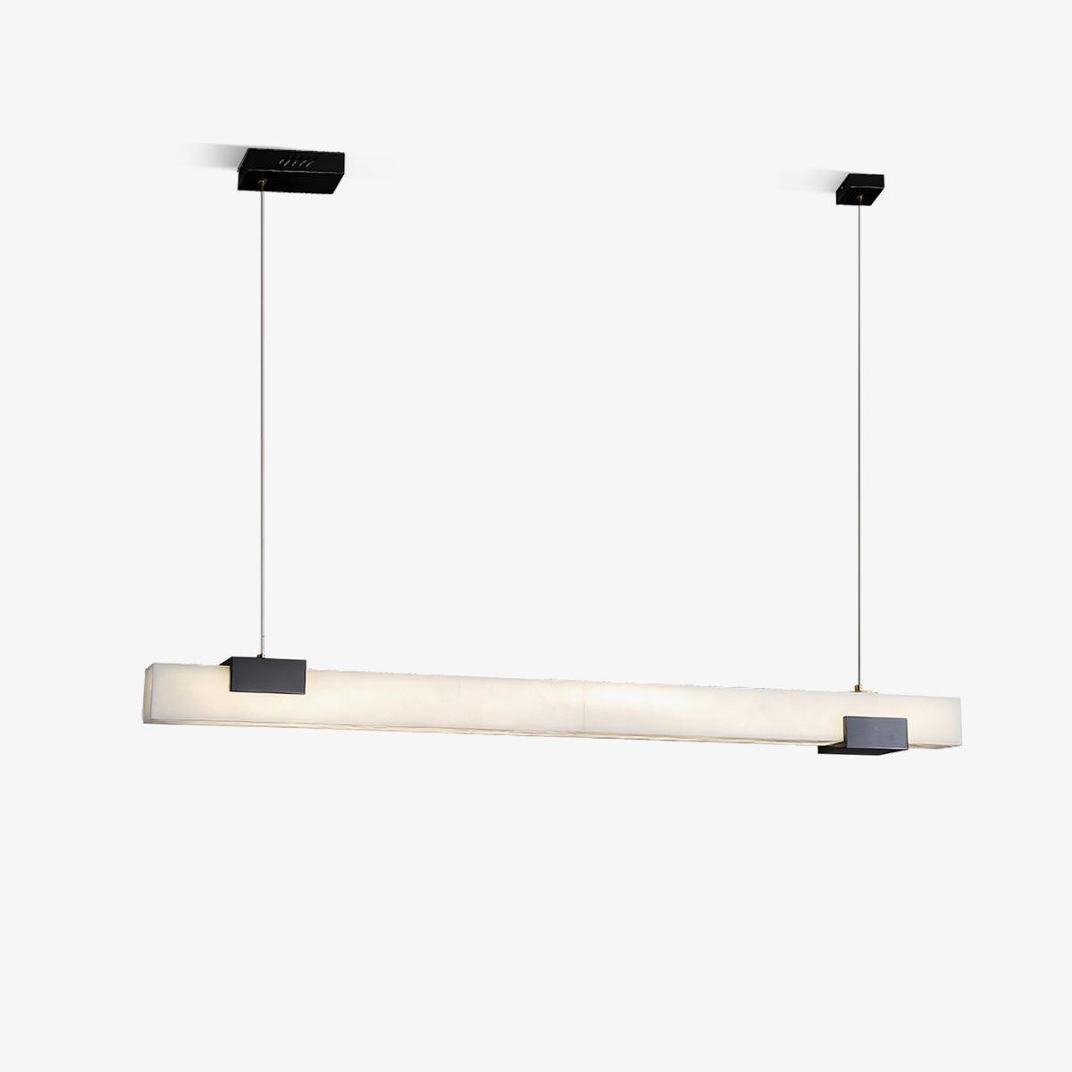 Kaelen Minimalist Alabaster Linear Pendant Light - Letslighting