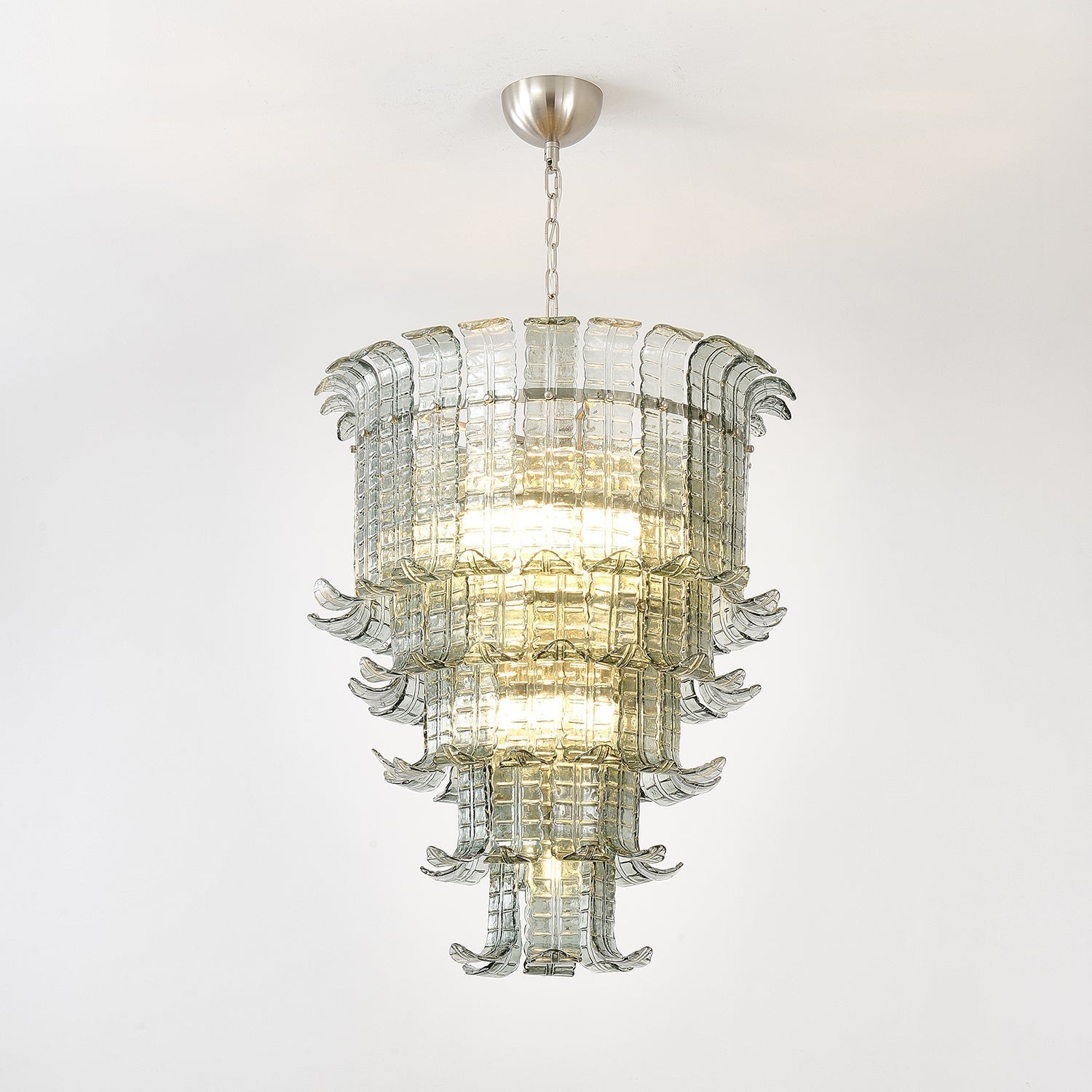 Aurora Chandelier Cascade Murano Glass Tiered Vintage