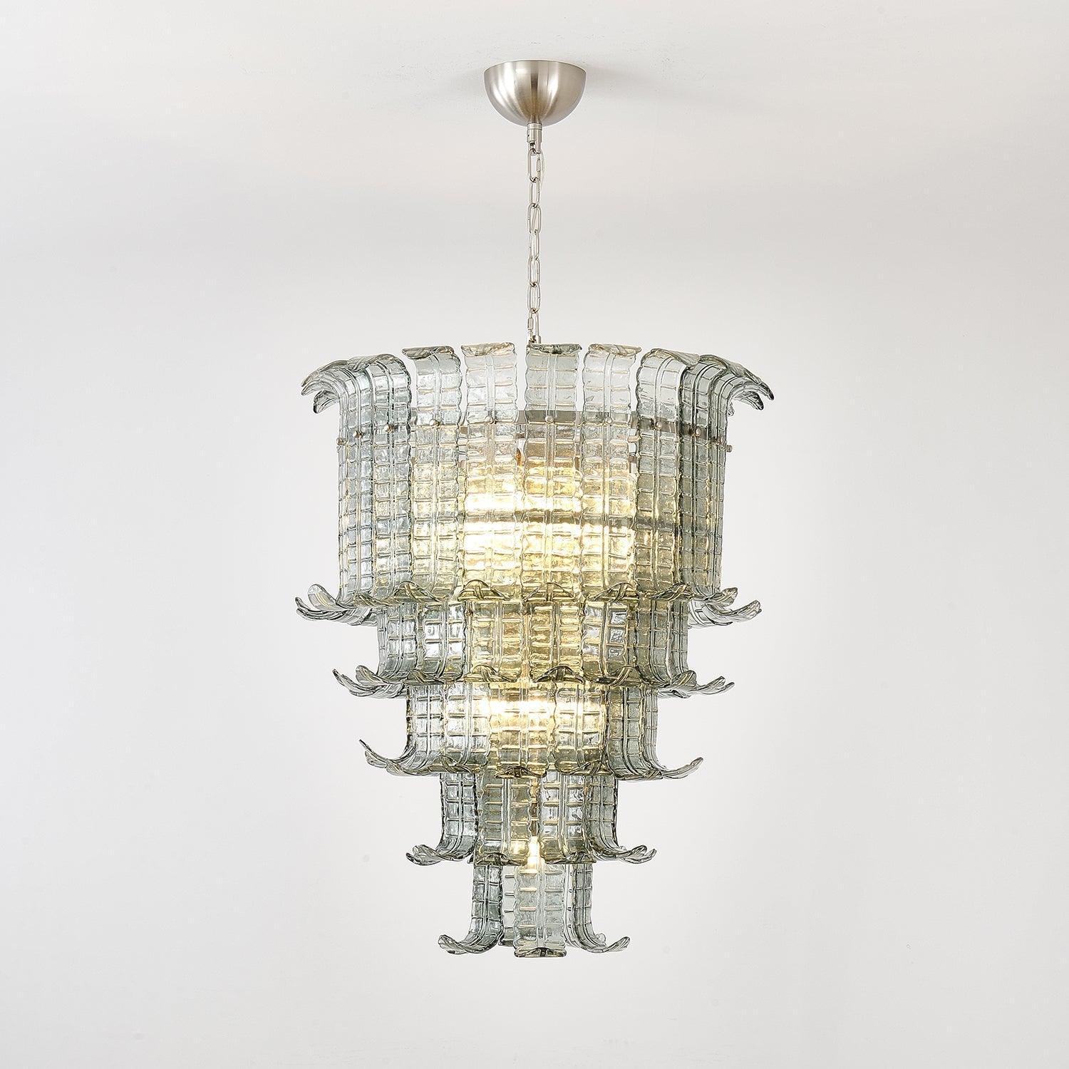 Aurora Chandelier Cascade Murano Glass Tiered Vintage